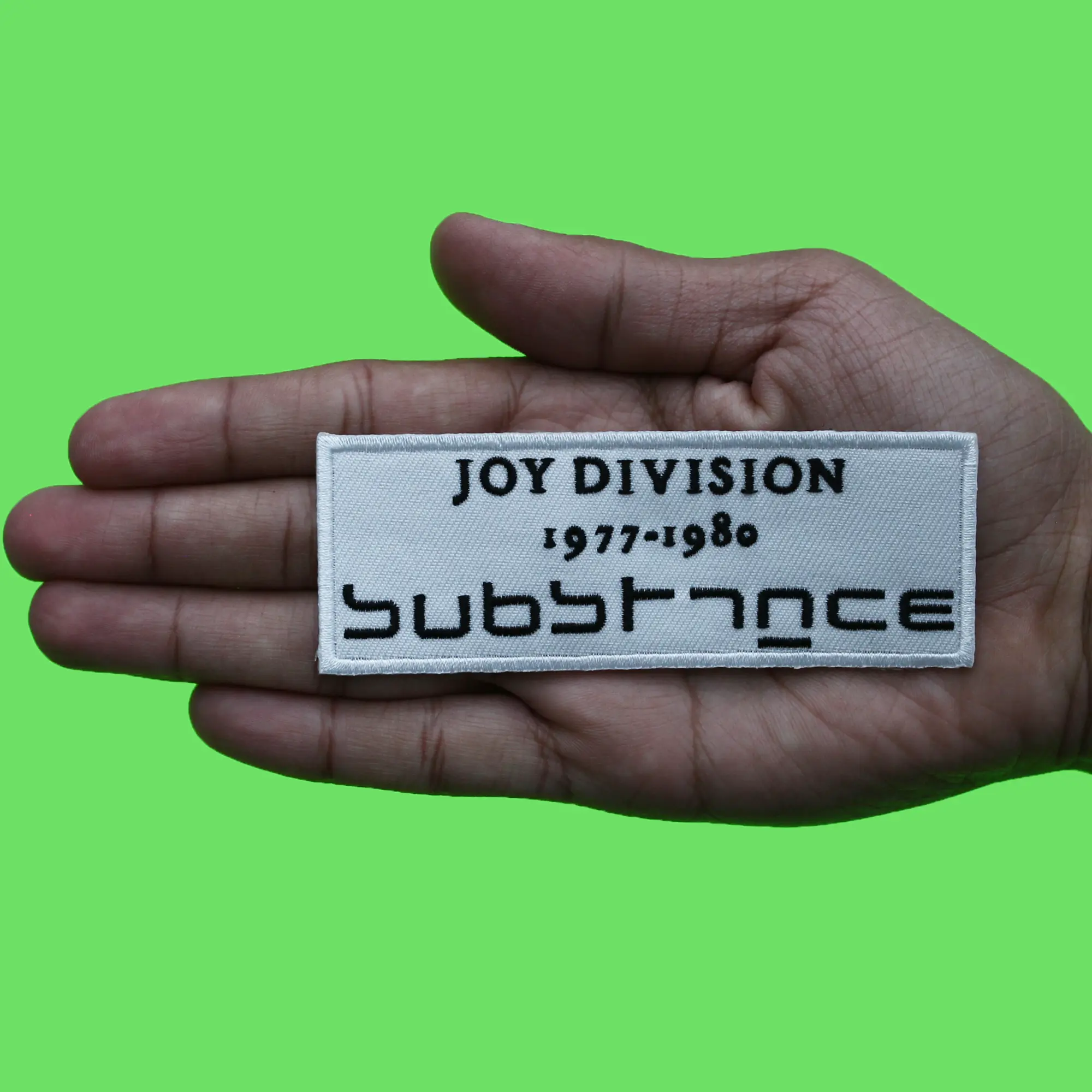 Joy Division Rock Patch Substance 1977-80 Embroidered Iron On - Image 2