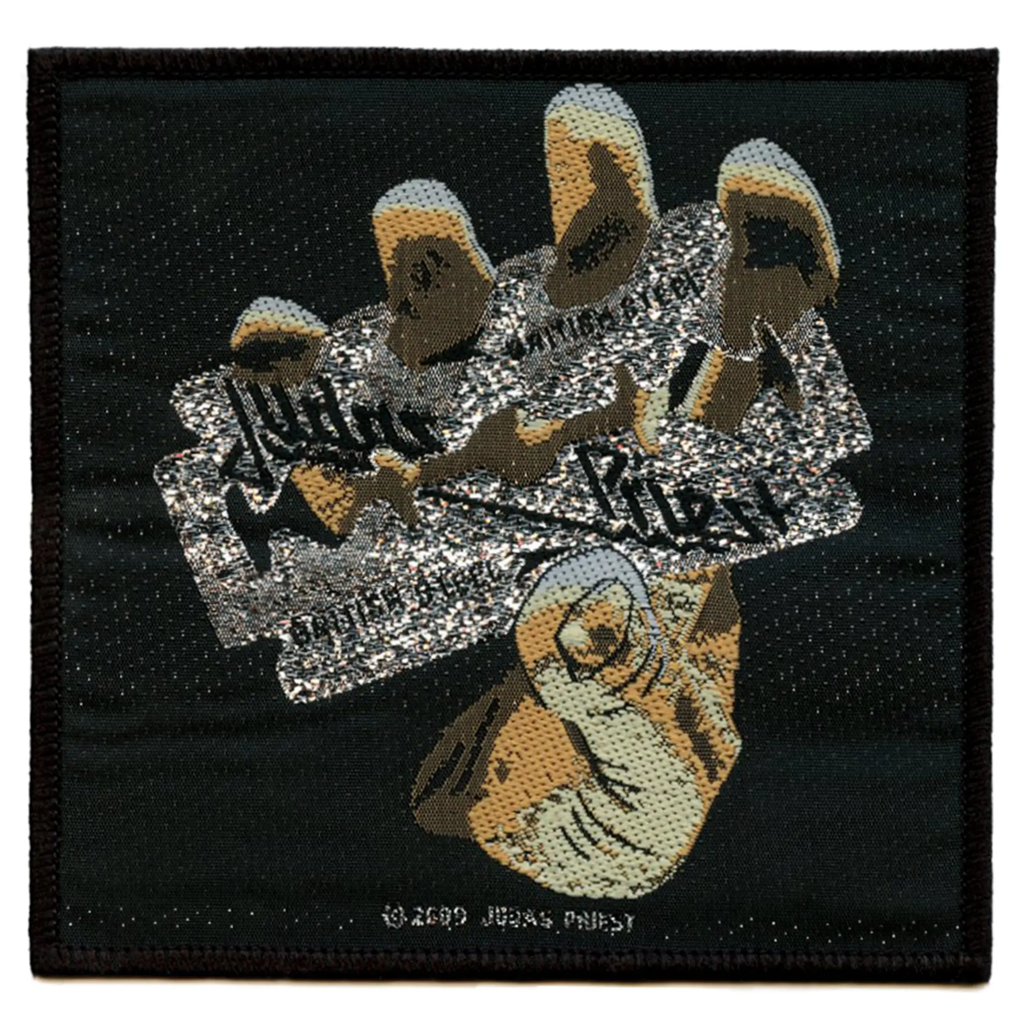 Judas Priest British Steel Patch Heavy Metal Band Woven Sew On
