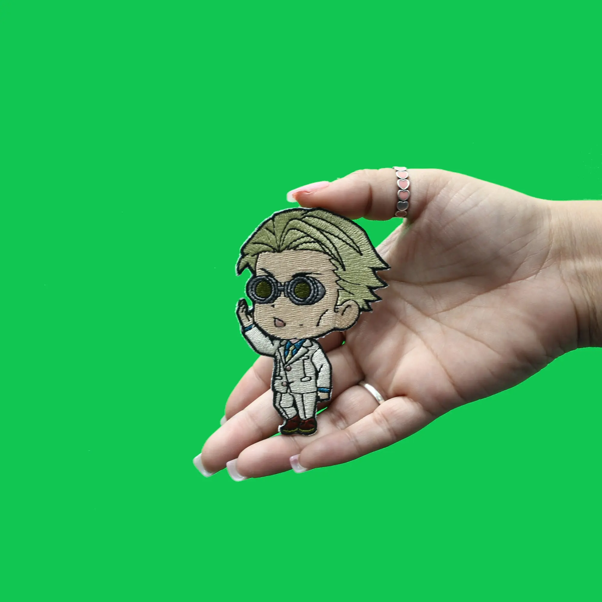 Jujutsu Kaisen Kento Chibi Patch Demon Hunter Hero Embroidered Iron On - Image 2