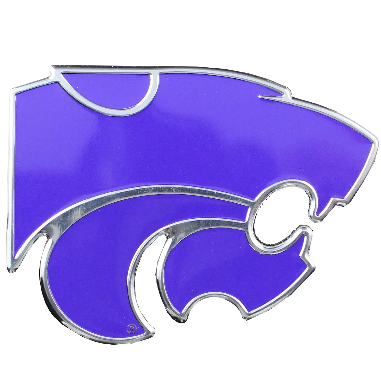 Kansas State Wildcats Colored Aluminum Car Auto Emblem