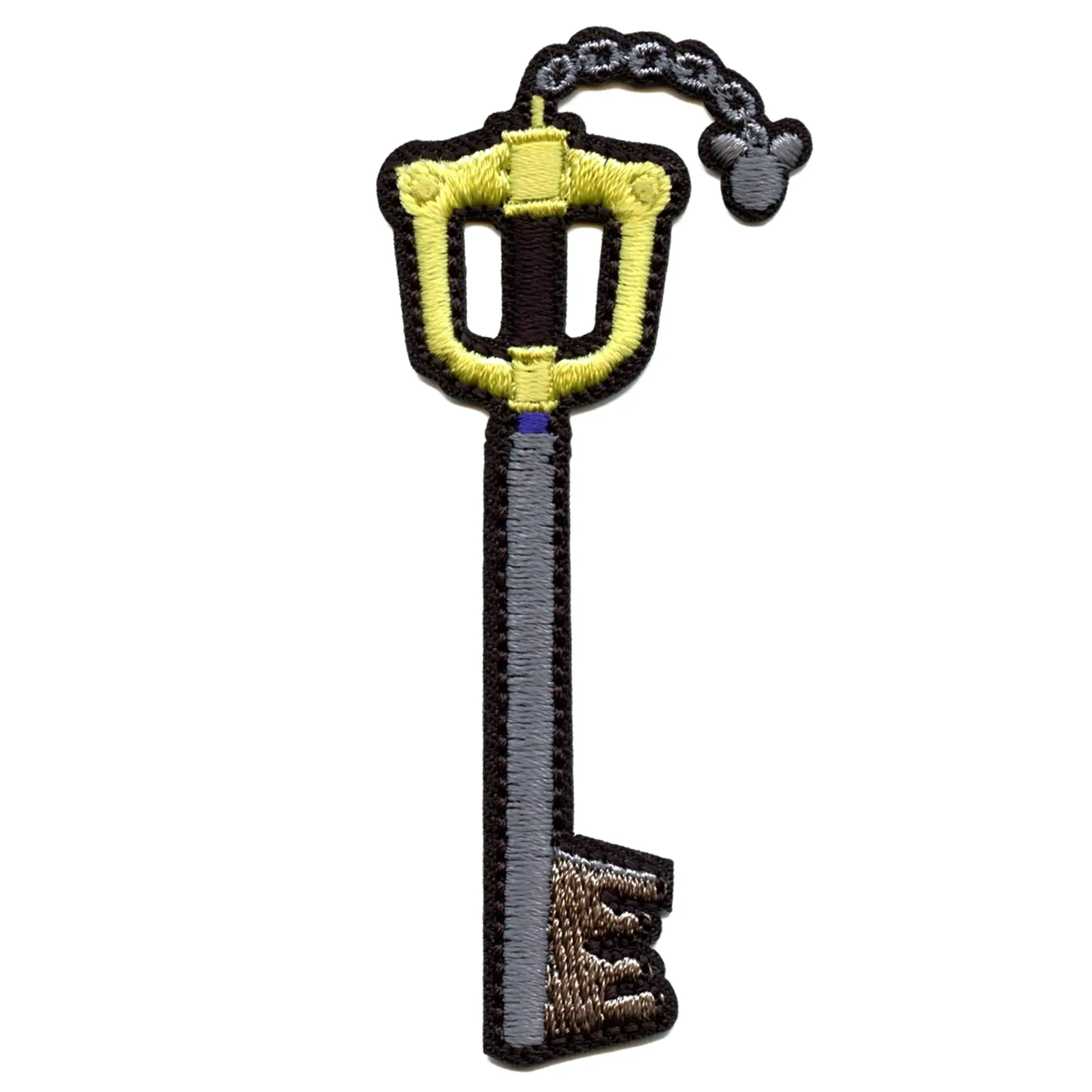 Kingdom Hearts Keyblade Patch Disney Magic Sword Embroidered Iron On