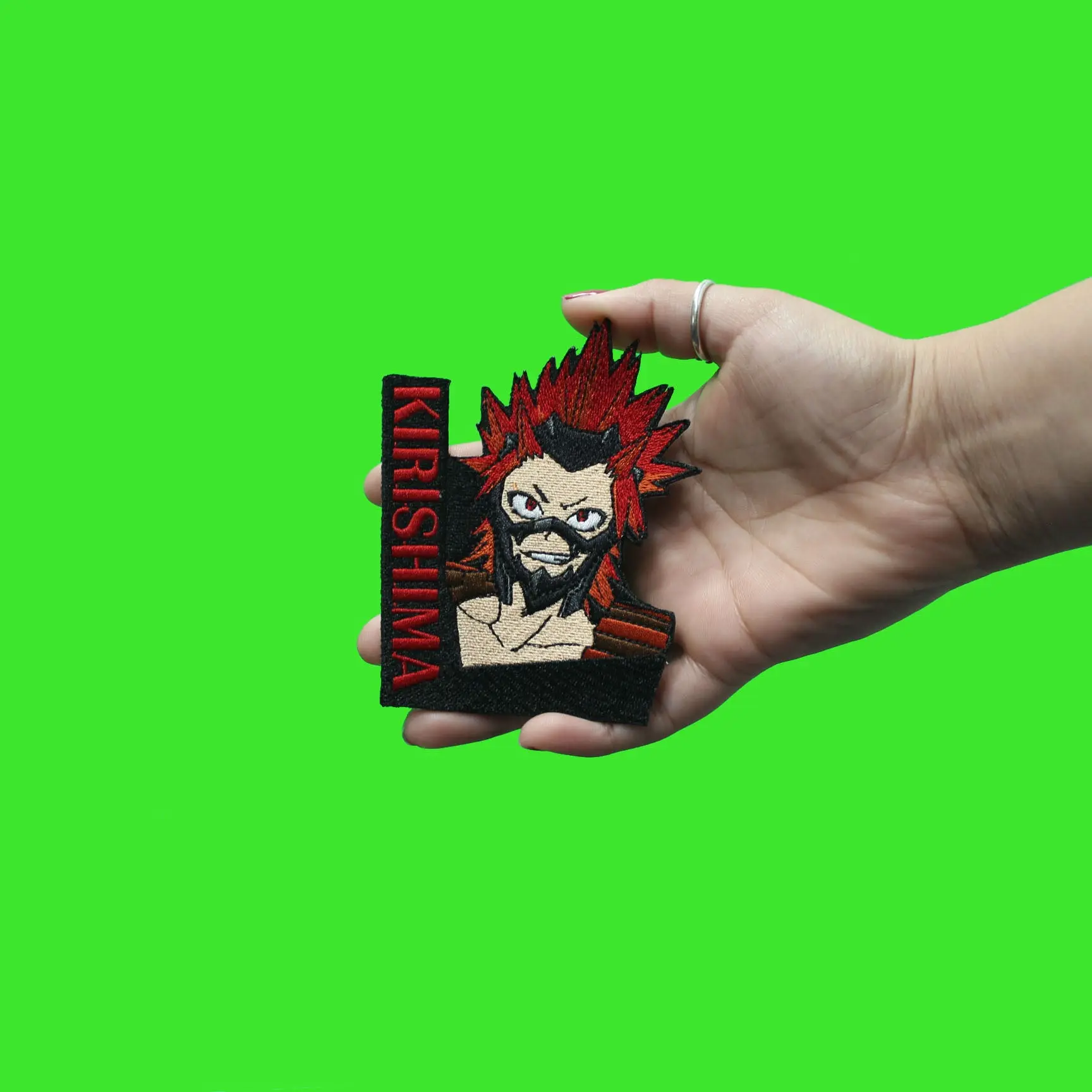 Kirishima Embroidered Iron On Patch - Image 2