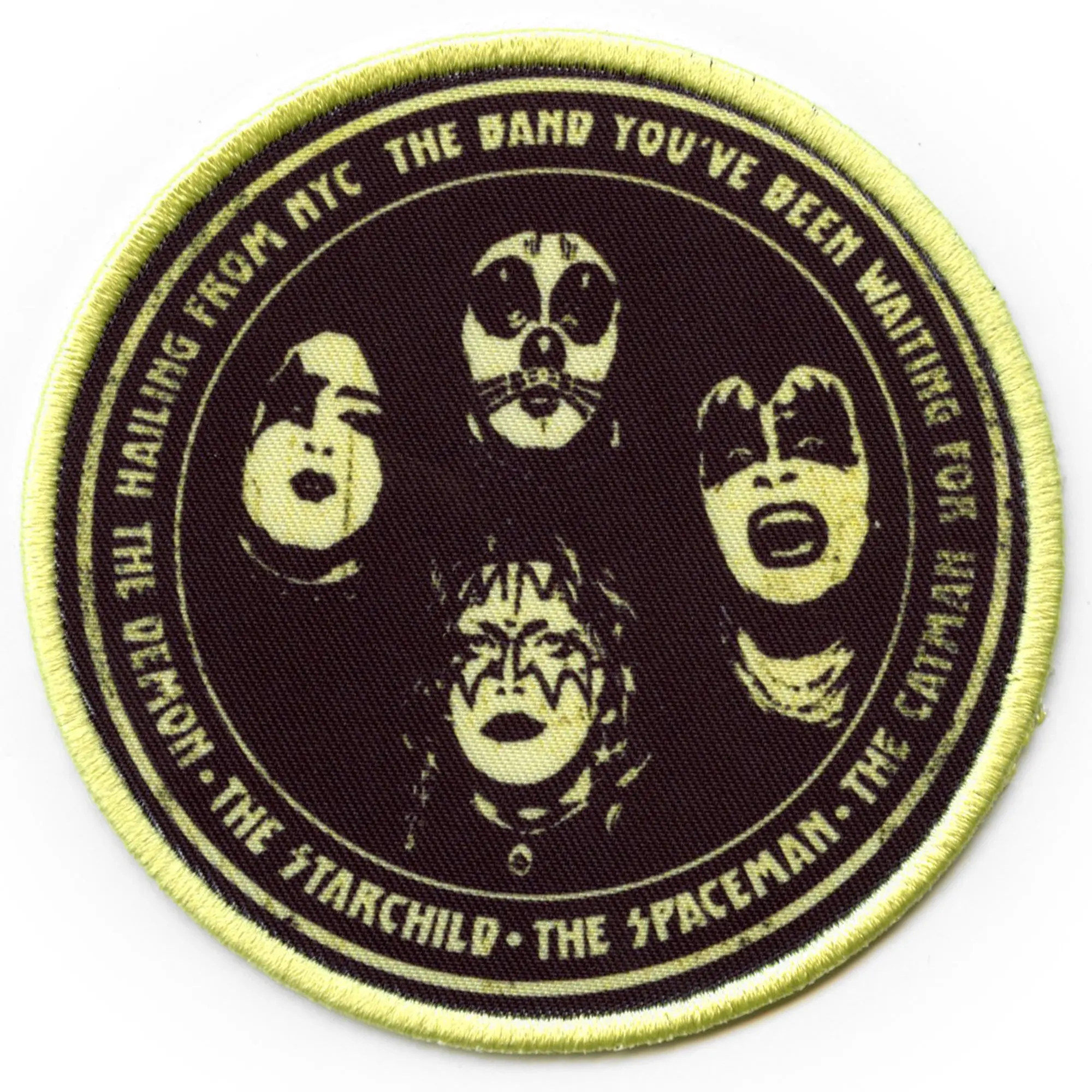 Kiss Hailing From NYC Patch Band You Been Waiting For Sublimated Iron On