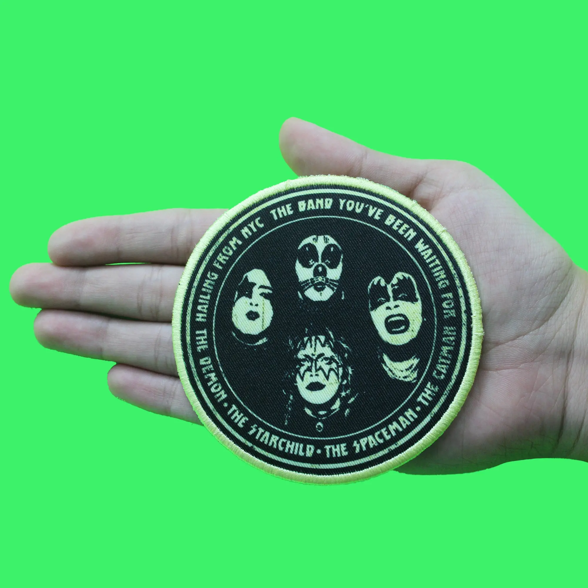 Kiss Hailing From NYC Patch Band You Been Waiting For Sublimated Iron On - Image 2