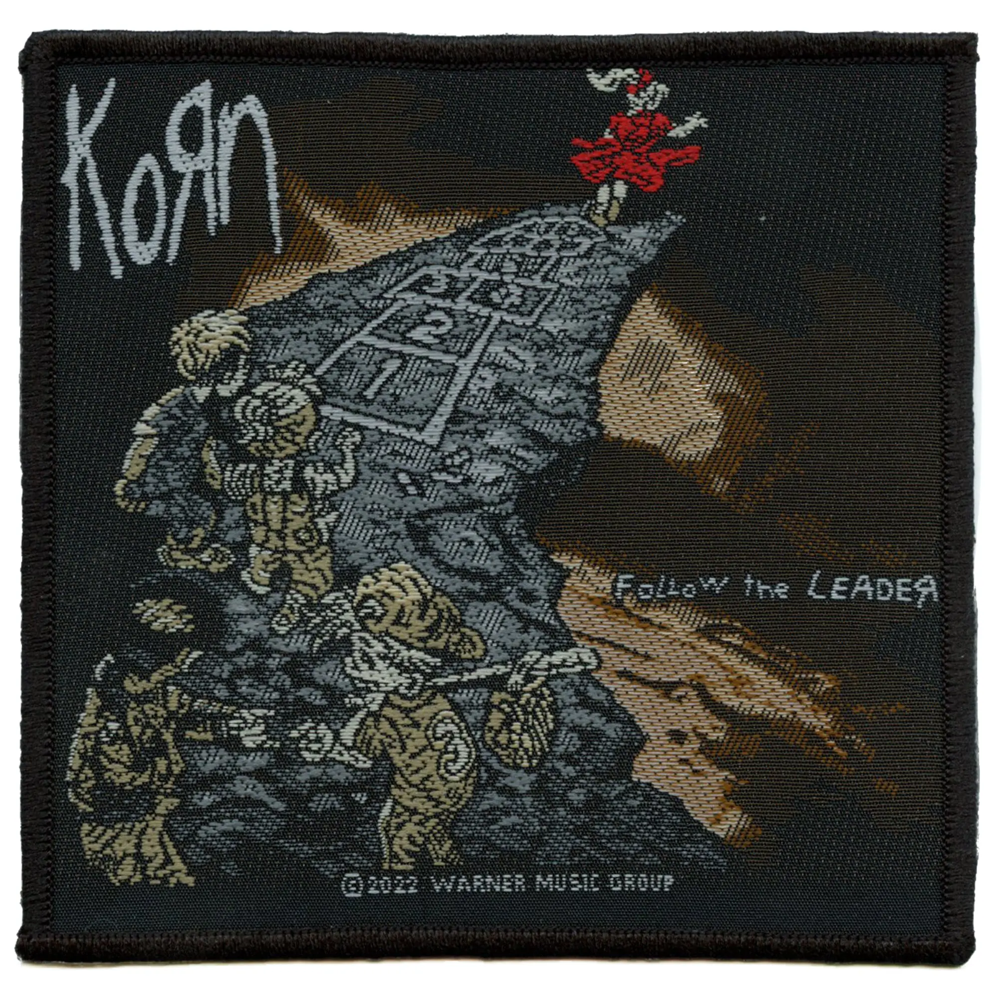 Korn Follow The Leader Patch Nu-Metal Album Cover Woven Sew On