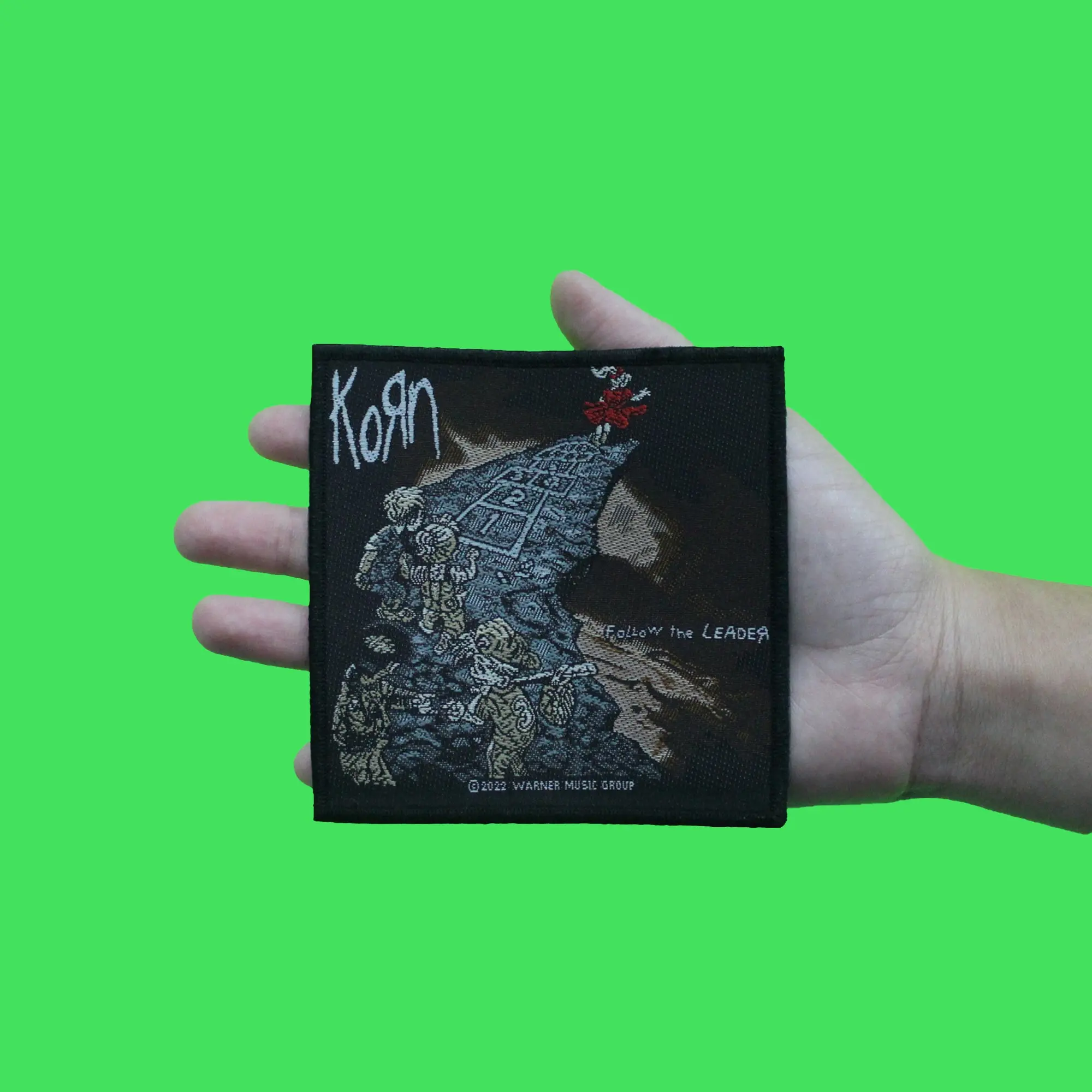 Korn Follow The Leader Patch Nu-Metal Album Cover Woven Sew On - Image 2