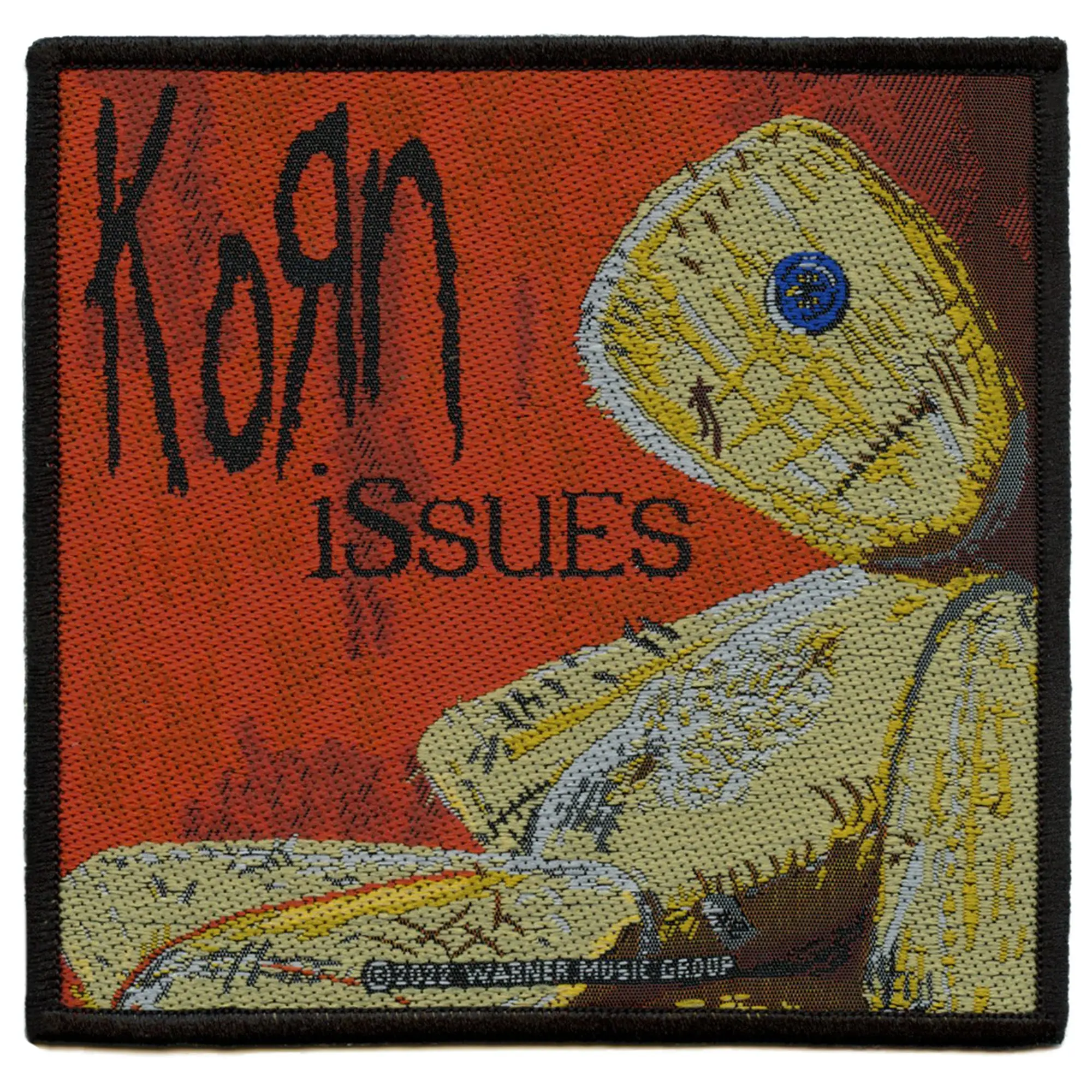 Korn Issues Album Cover Patch Nu Metal 90's Rock Woven Sew On