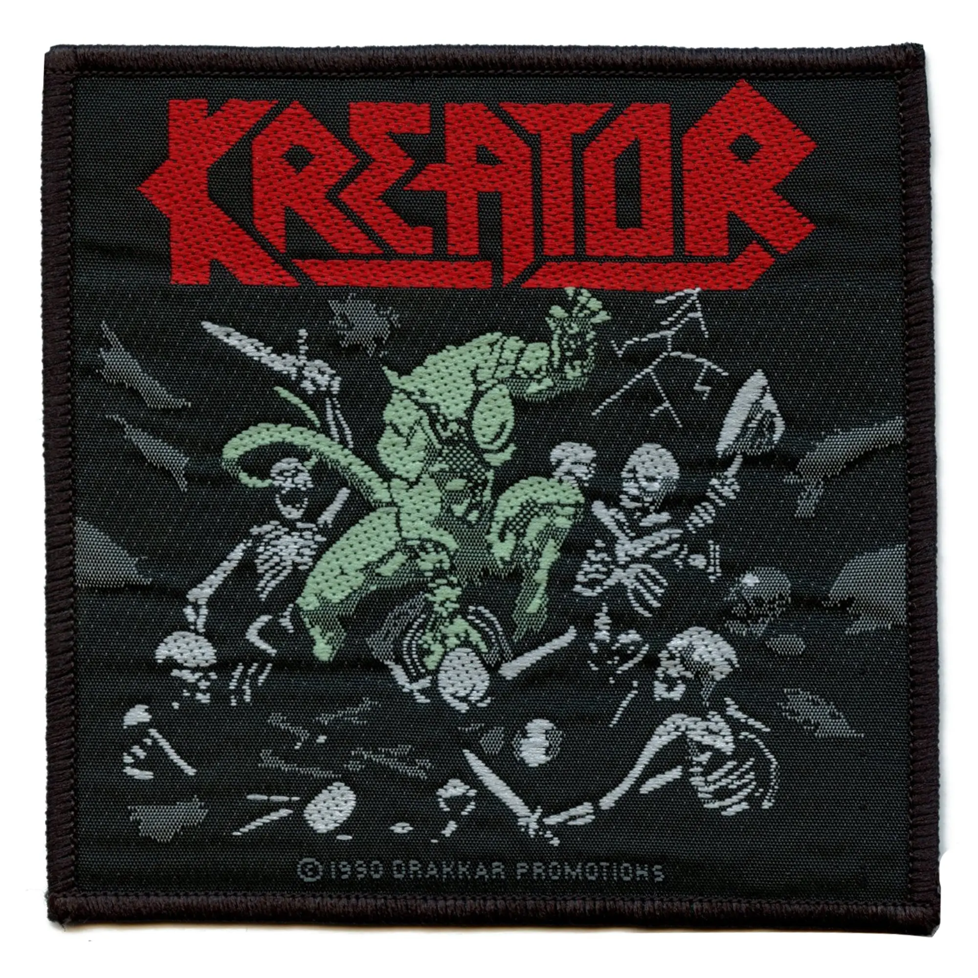 Kreator Pleasure To Kill Patch Skulls Demon Punisher Woven Sew On