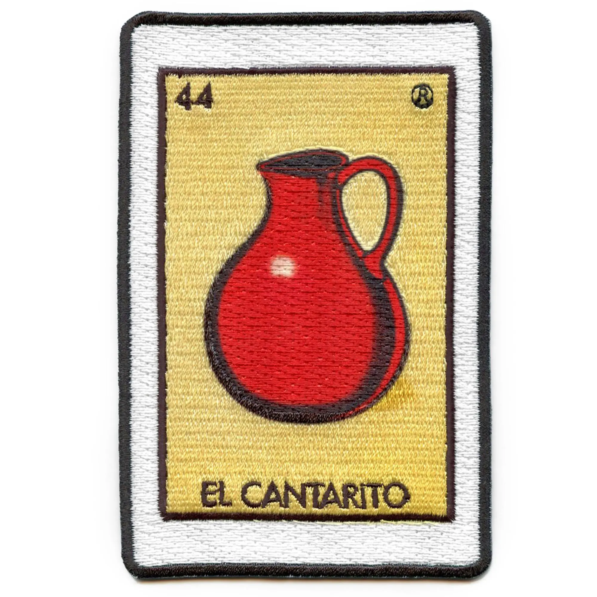 El Cantarito 44 Patch Cup Mexican Loteria Card Sublimated Embroidery Iron On - Image 2