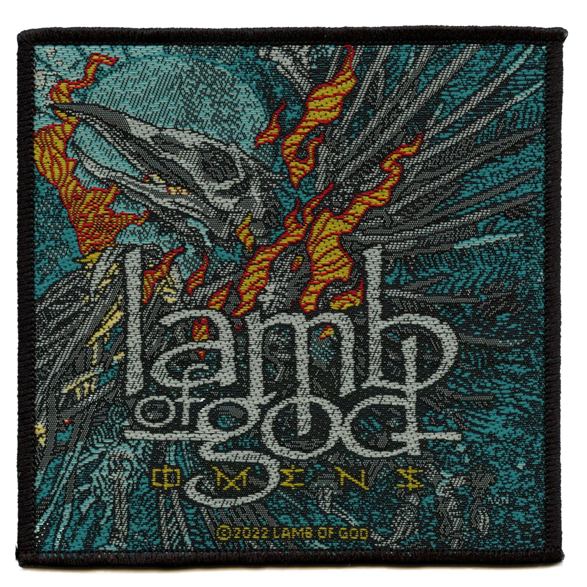 Lamb Of God Patch Omens Metal Band Woven Sew On