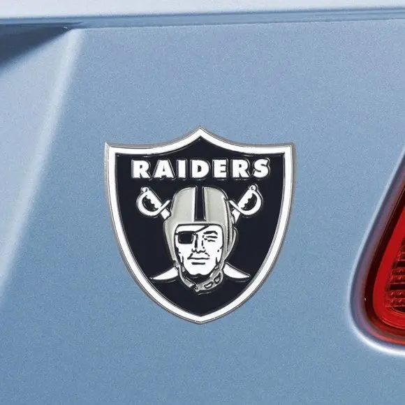 Las Vegas Raiders Solid Metal Auto Color Emblem - Image 2