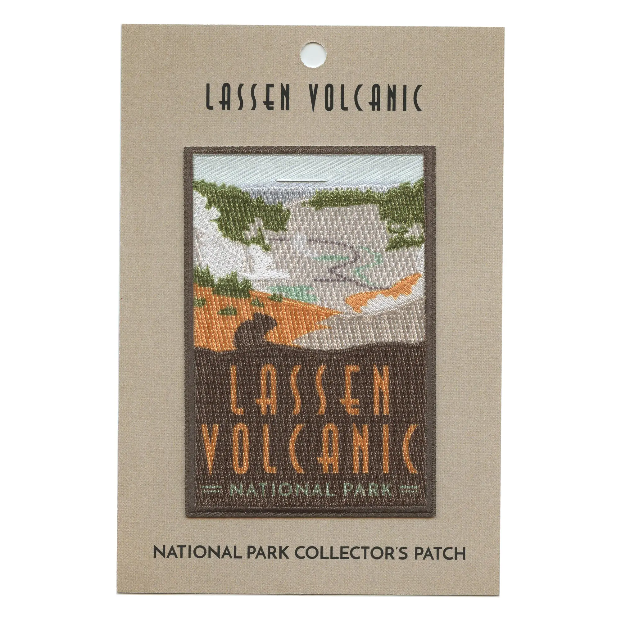 Lassen Volcanic Trailblazer Patch Travel Collectible Souvenir Embroidered Iron on - Image 2