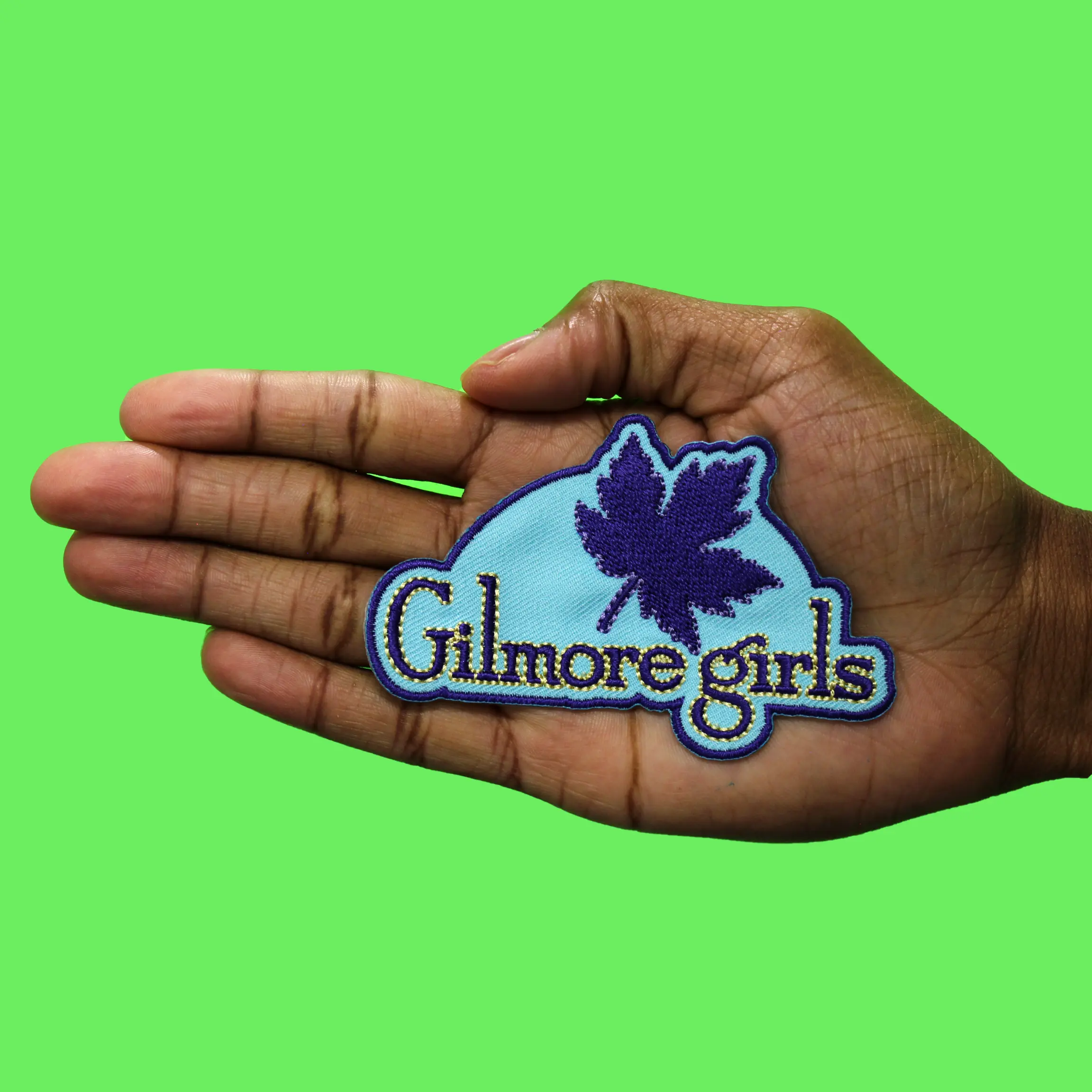 Leaf TV Show Logo Patch Gilmore Girls Show Embroidered Iron On - Image 2