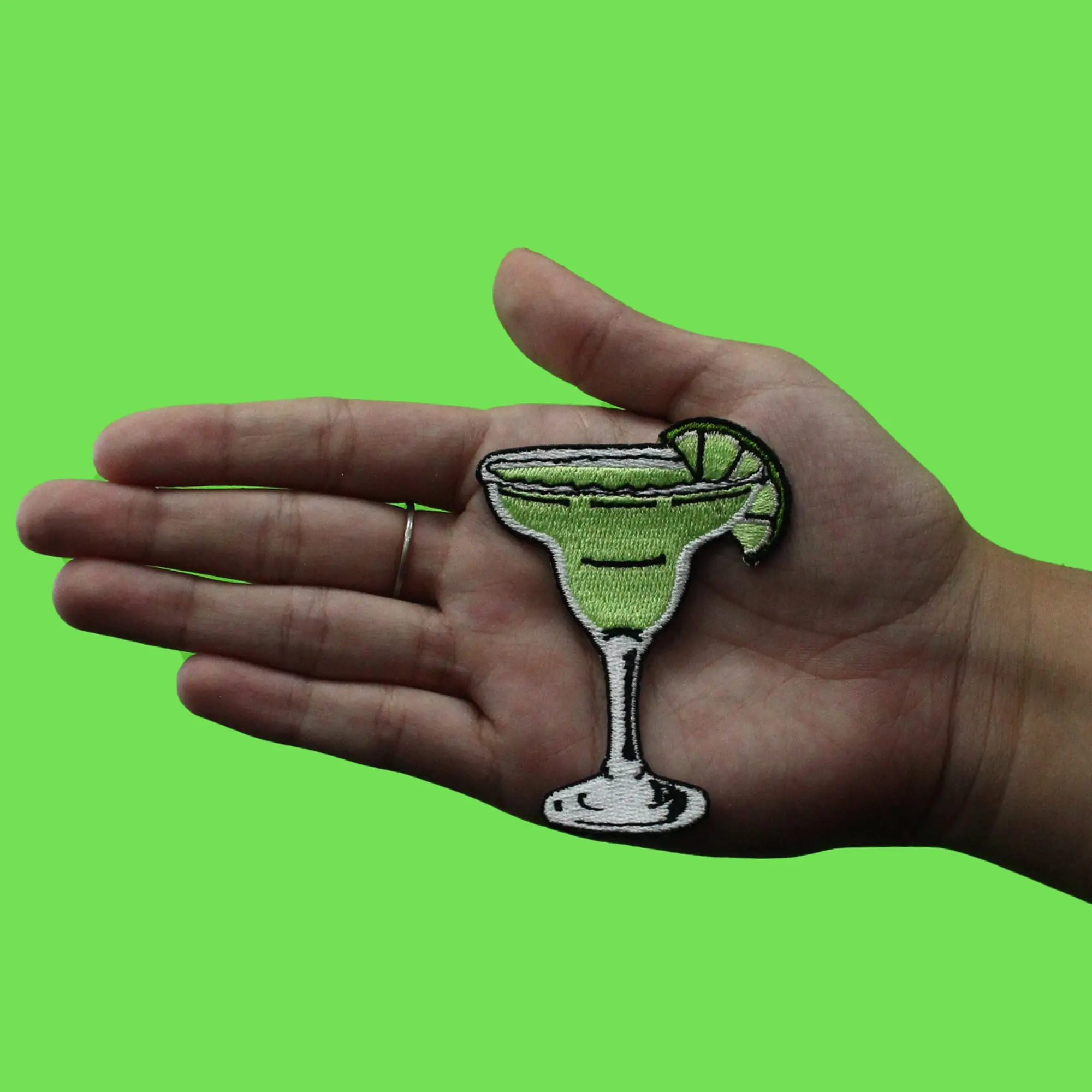 Lime Margarita Patch Sweet Liquor Beverage Embroidered Iron On - Image 2