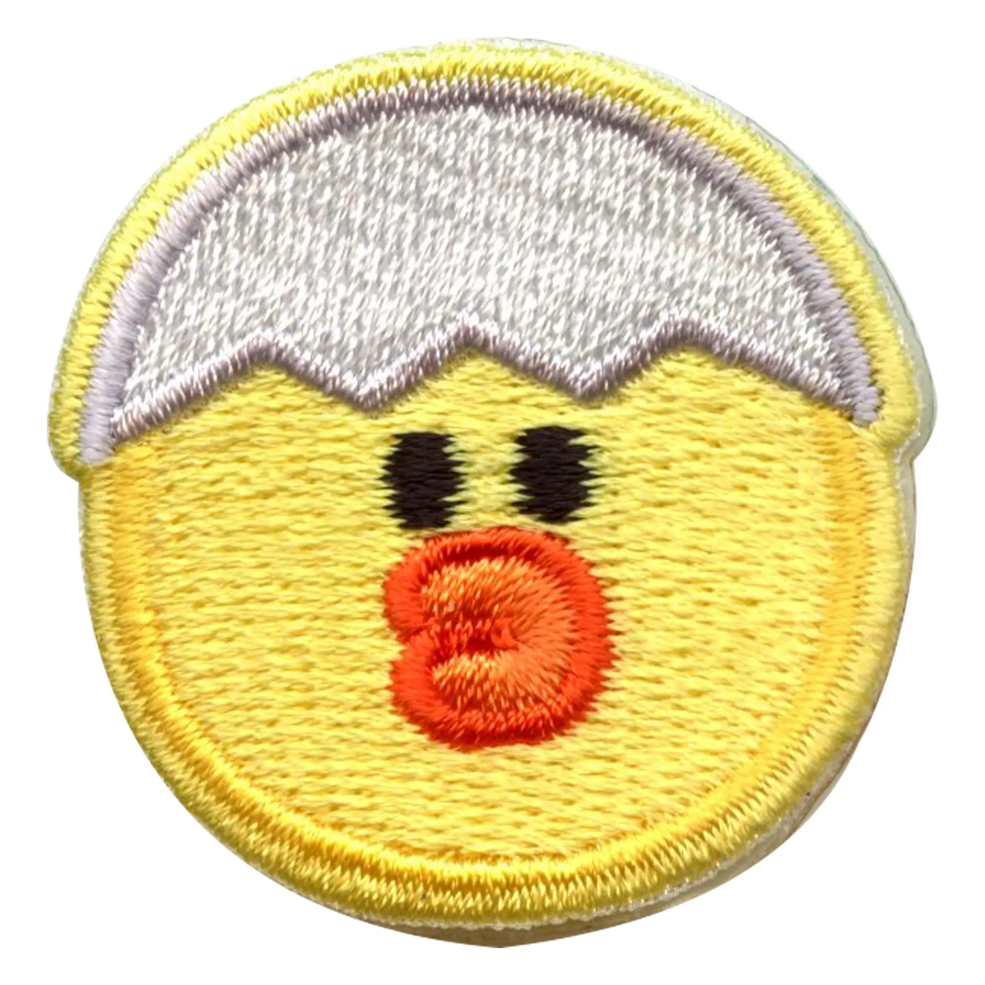Line Friends Chick Sally Head With Eggshell Embroidered Iron On Patch