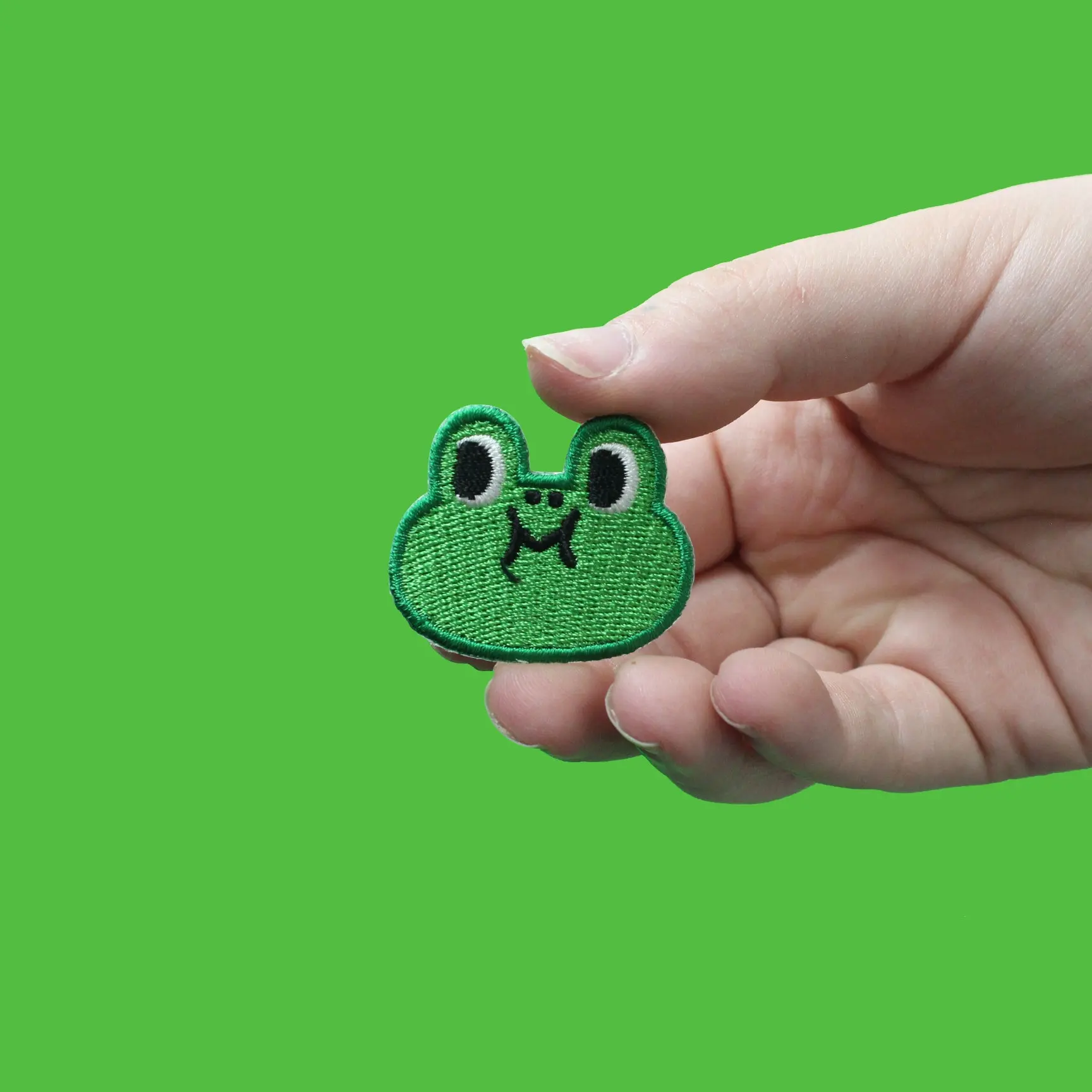Line Friends Frog Lenard Embroidered Iron On Patch - Image 2
