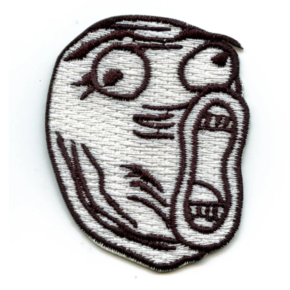 LOL Face Meme Iron On Embroidered Patch