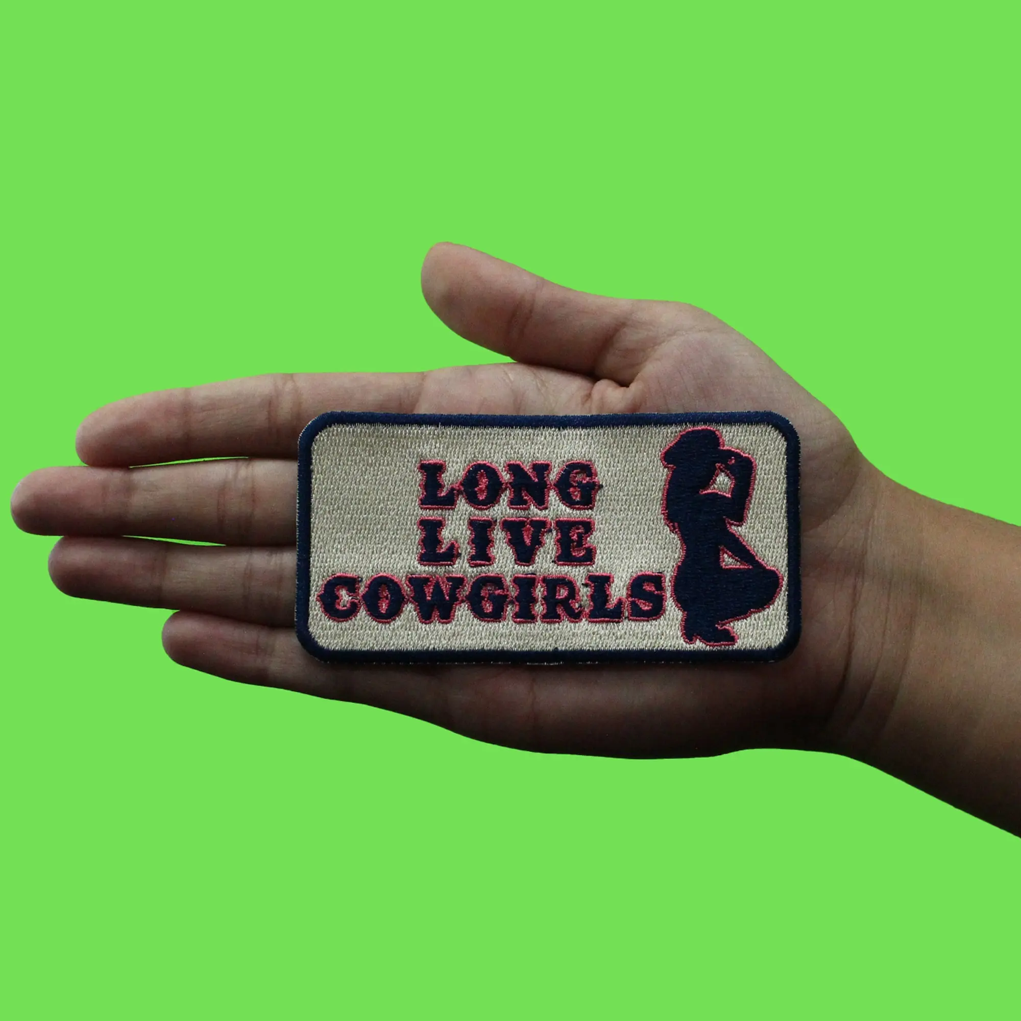 Long Live Cowgirls Patch Southern Western Gal Embroidered Iron on - Image 2