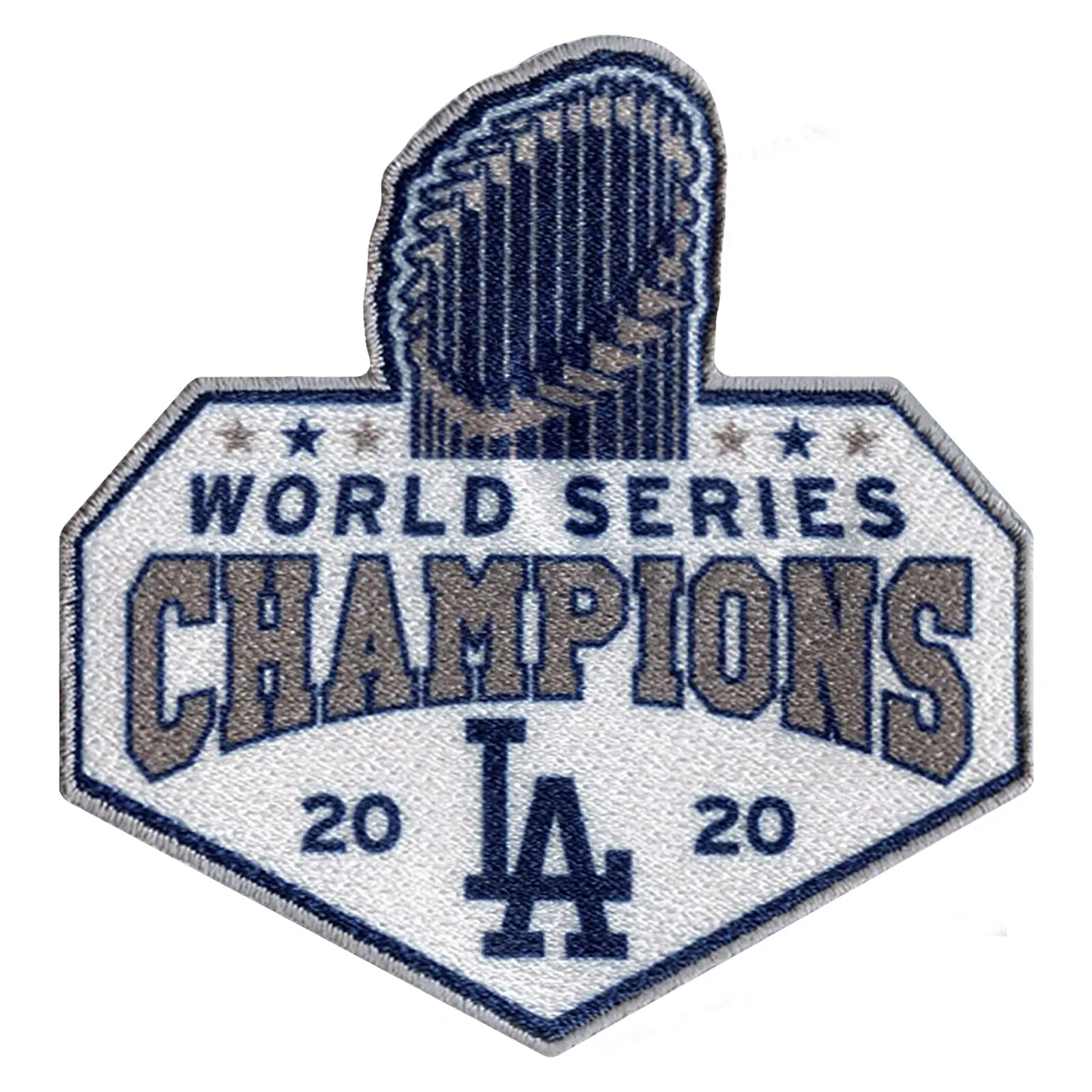 2020 MLB World Series Champions Los Angeles Dodgers Trophy Patch Diamond Series - Image 2
