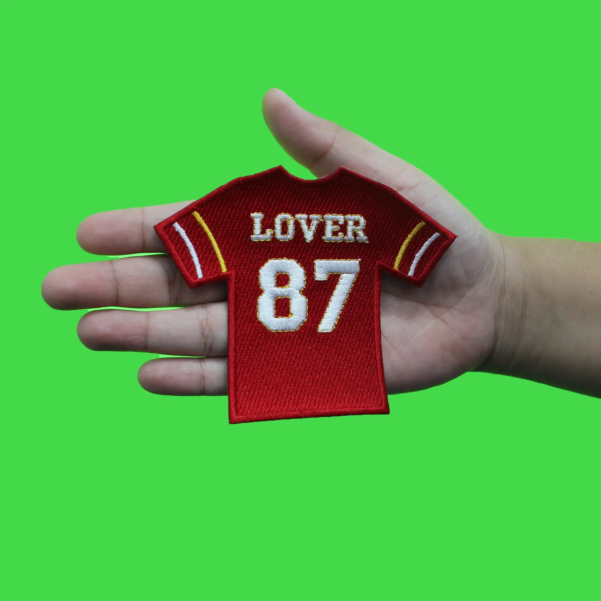Lover #87 Jersey Patch Artist Kansas City Embroidered Iron On - Image 2