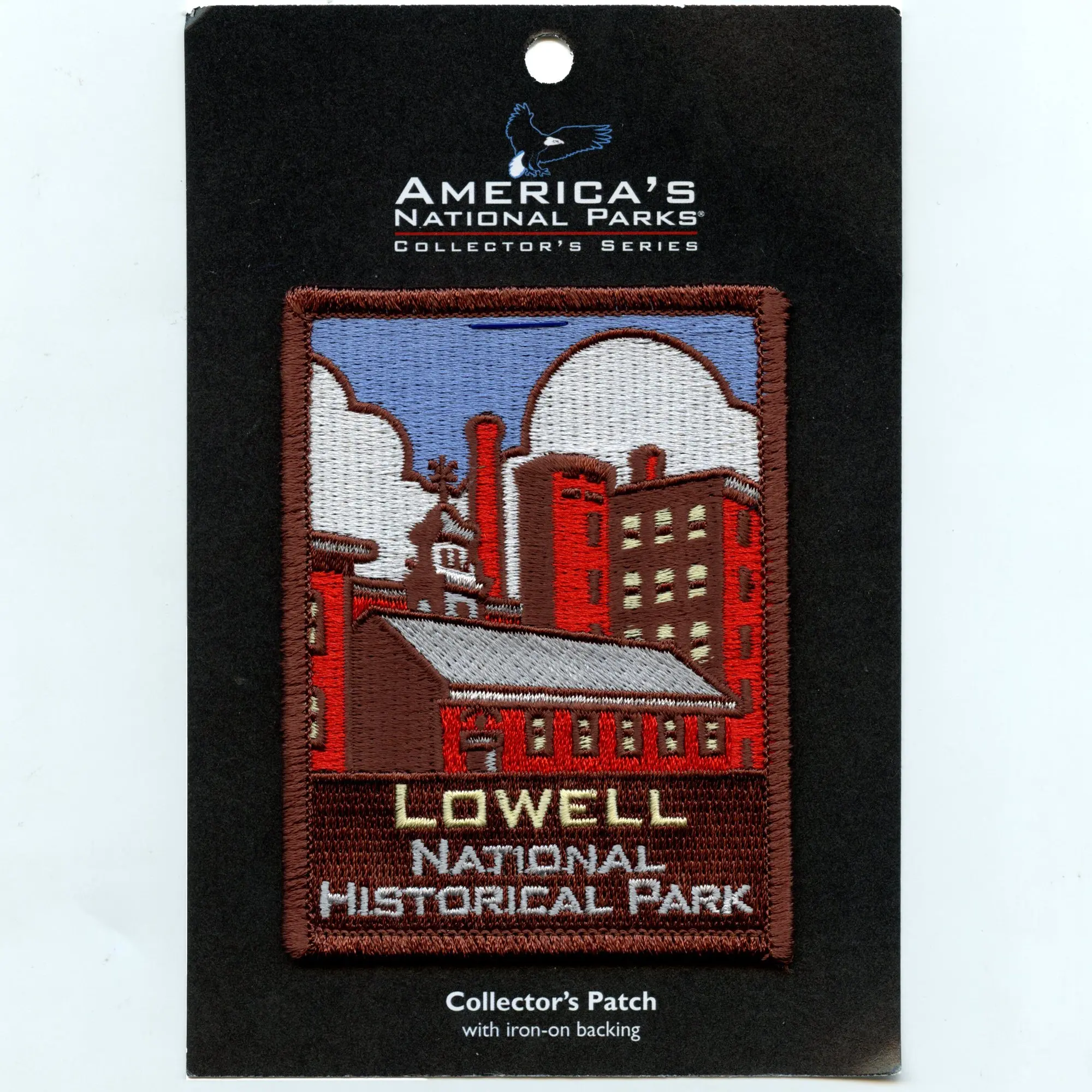 Lowell Industrial Revolution Patch National Historical Park Embroidered Iron On - Image 2
