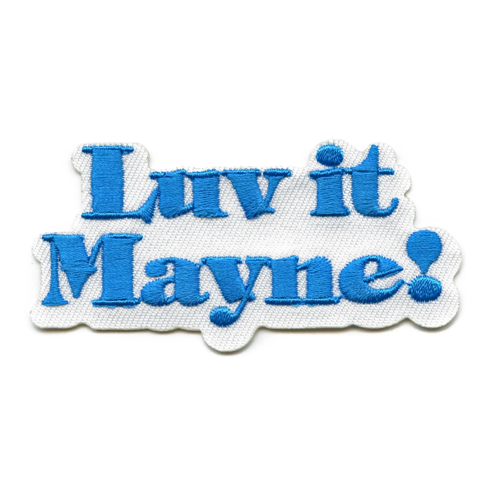 Luv it Mayne Patch Houston Rapper Embroidered Iron On - Image 2