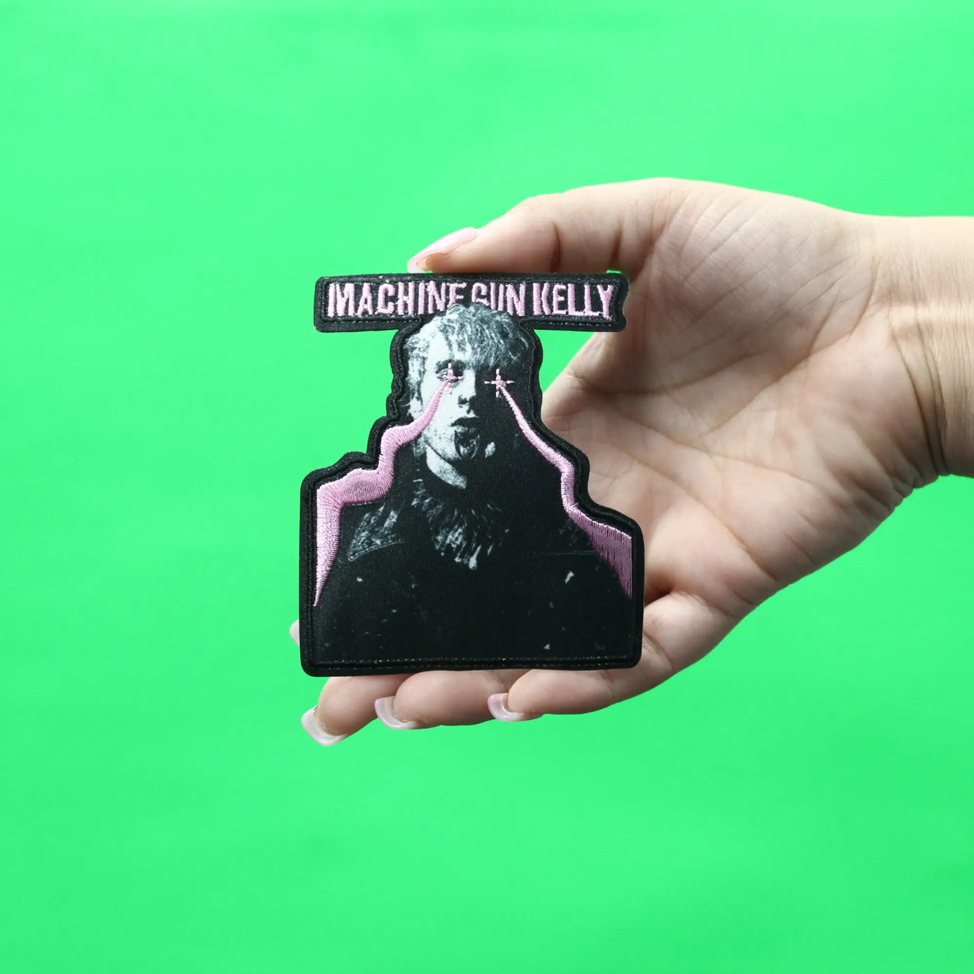 Machine Gun Kelly Mainstream Patch Houston Music Artist Embroidered Iron On - Image 2