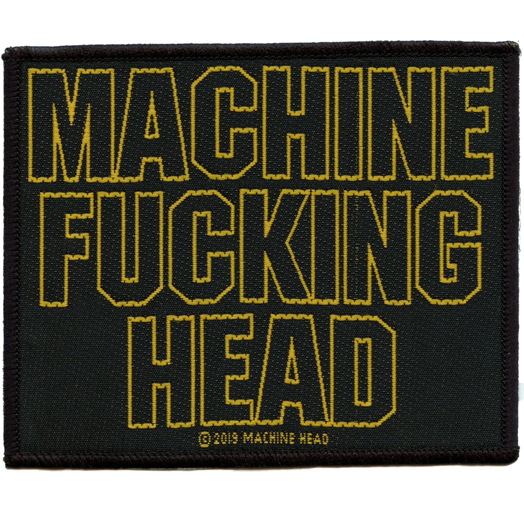 Machine Head Band Patch Machine Fu**ing Head Woven Sew On