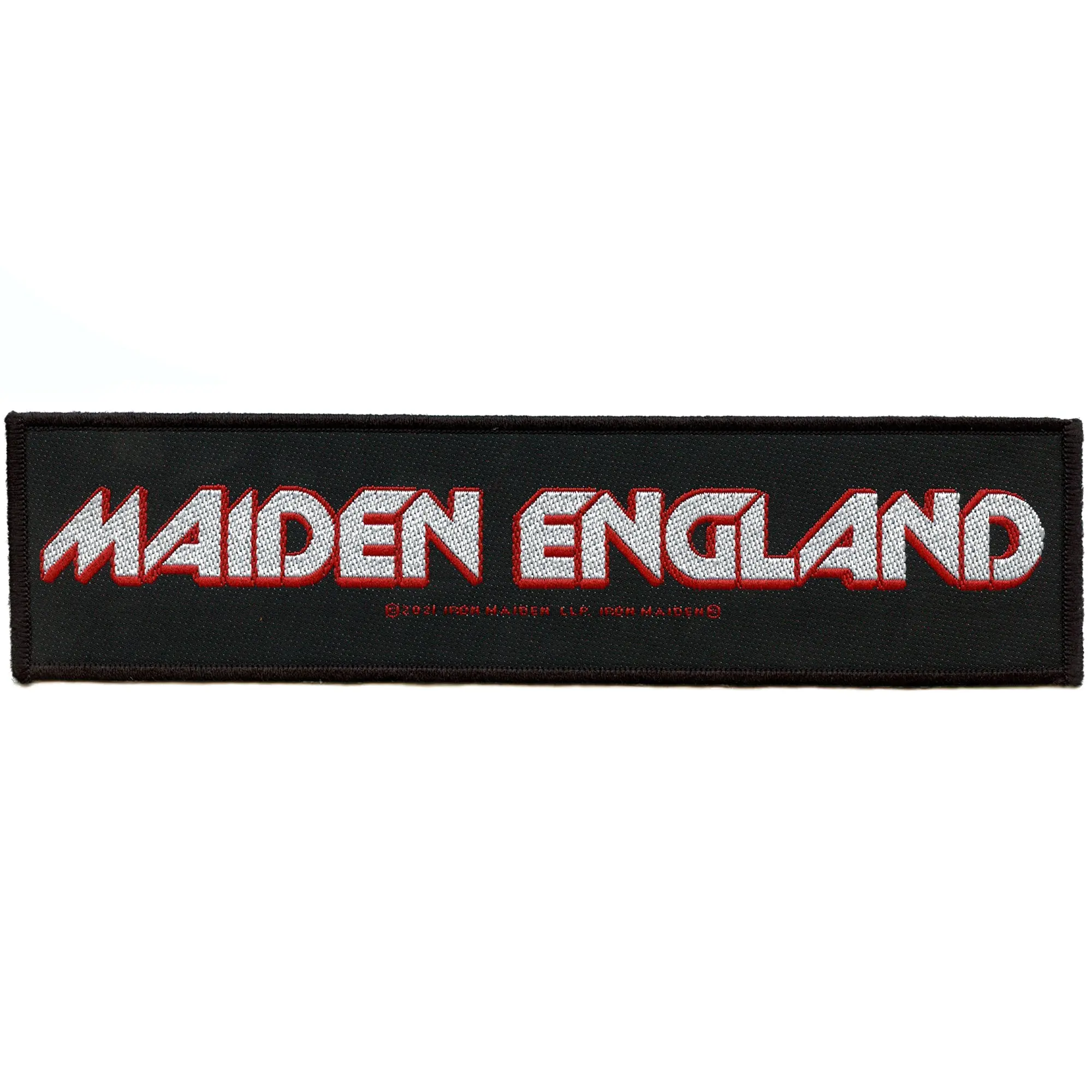 Maiden England Strip Patch Iron Maiden Metal Band Woven Sew On