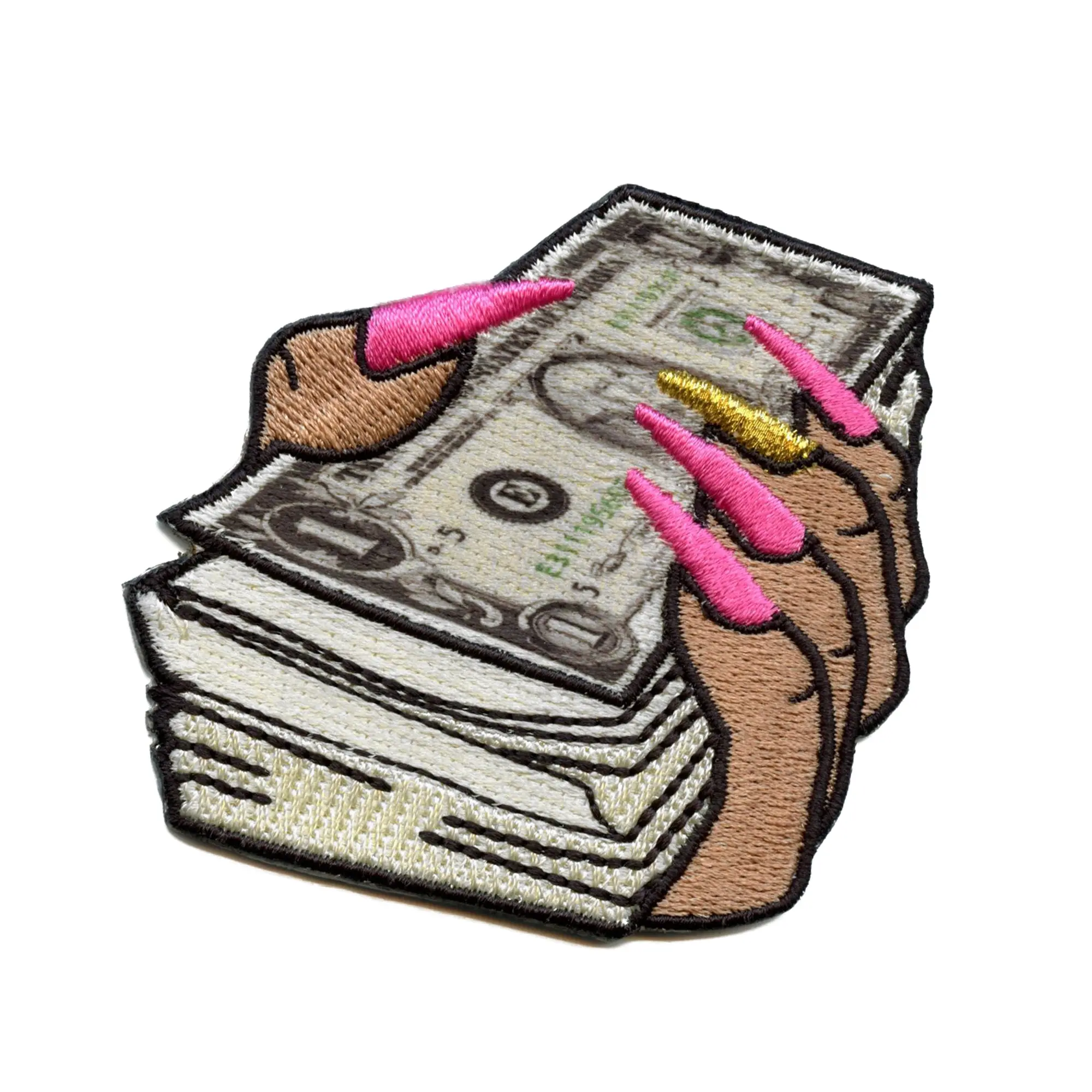 Make It Rain Money Patch Stripper Rap Culture Embroidered Iron On
