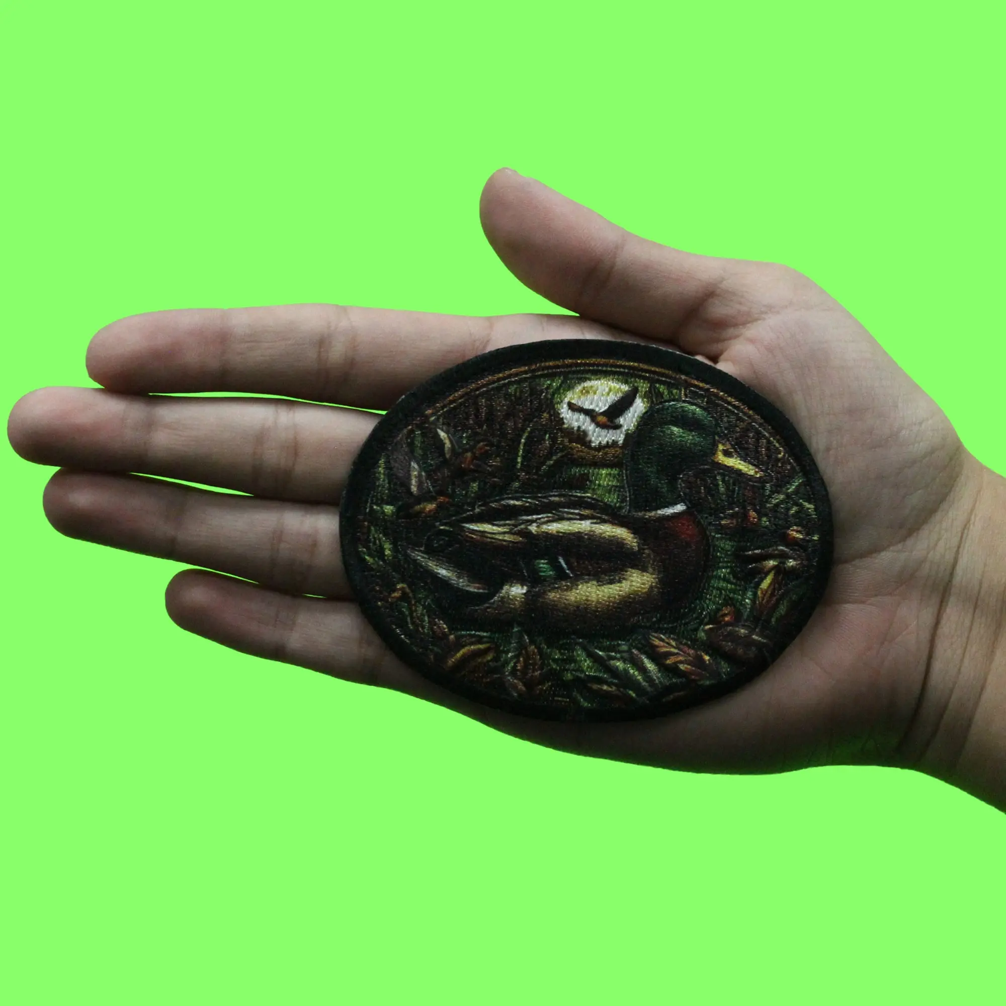 Mallard Duck Bird Patch Wetlands Animal Hunting Sublimated Embroidery - Image 2