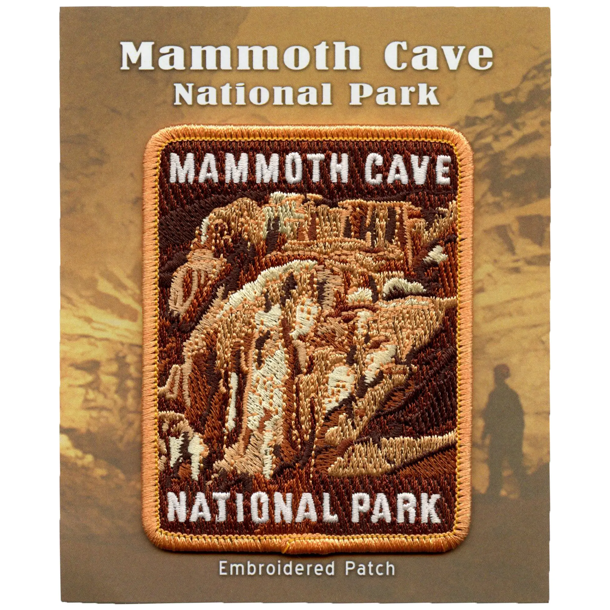 Mammoth Cave National Park Patch Kentucky Travel Embroidered Iron On - Image 2