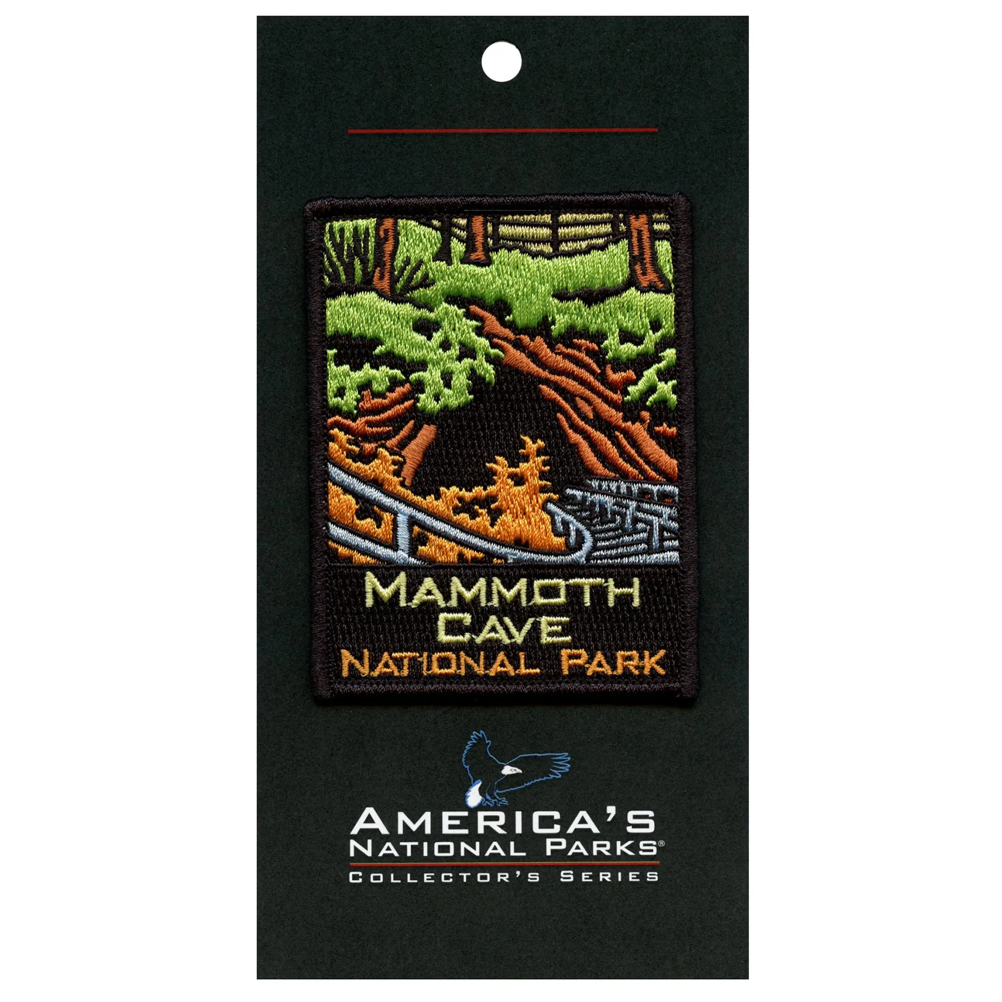 Mammoth Cave National Park Patch West Central Kentucky Travel Embroidered Iron On - Image 2