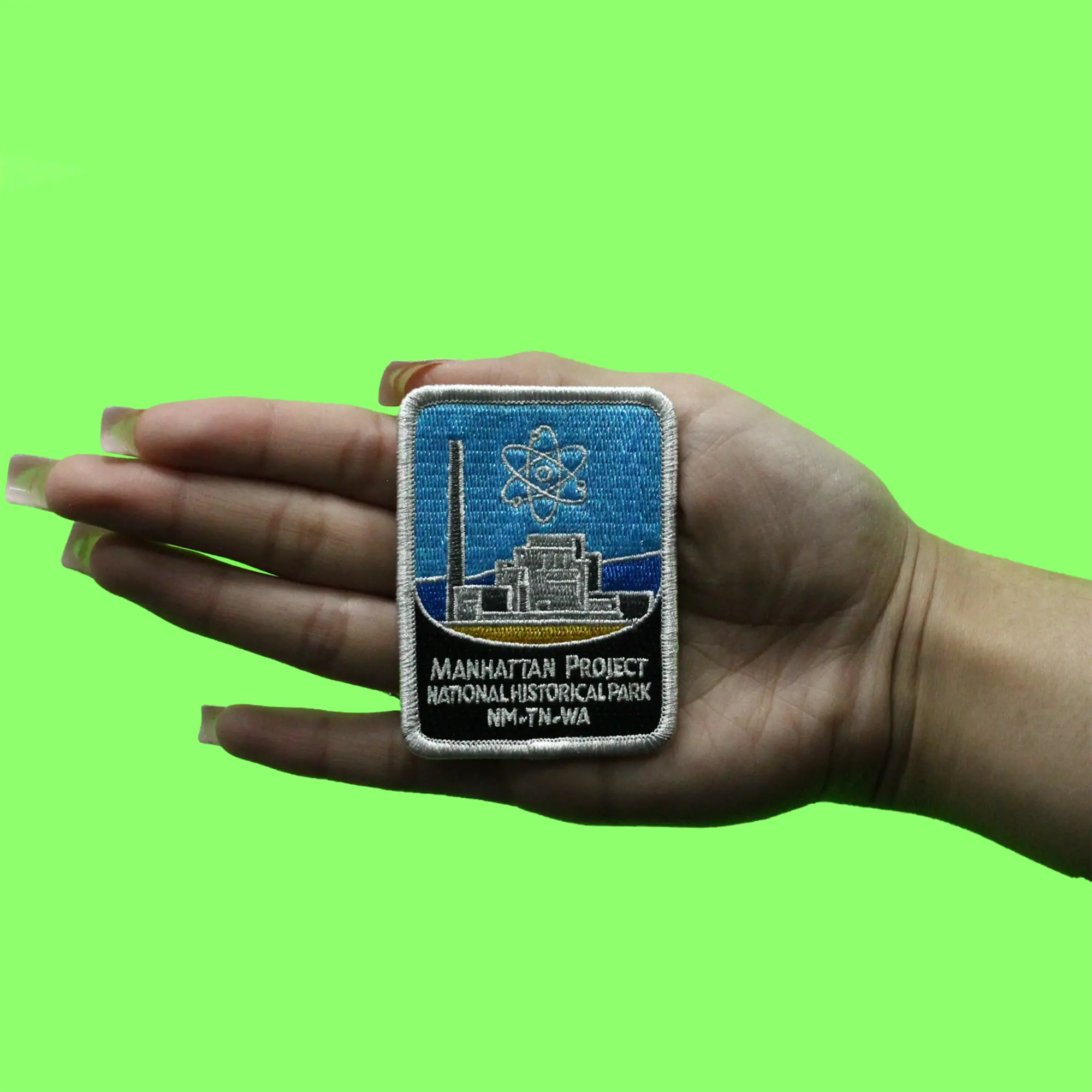 Manhattan Project National Park Patch Historical Traveler Series Embroidered Iron On - Image 3