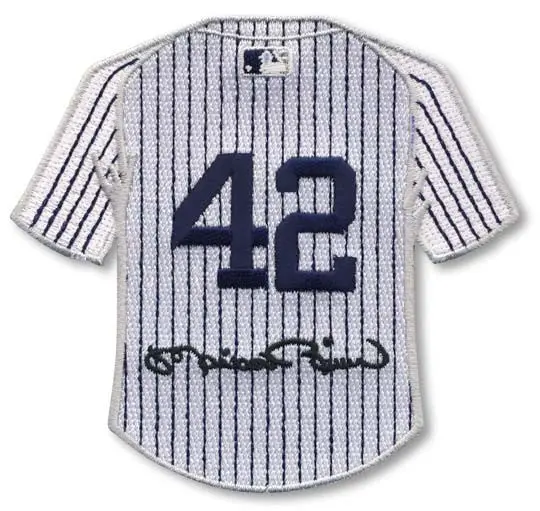 Mariano Rivera New York Yankees #42 with Signature Jersey Patch