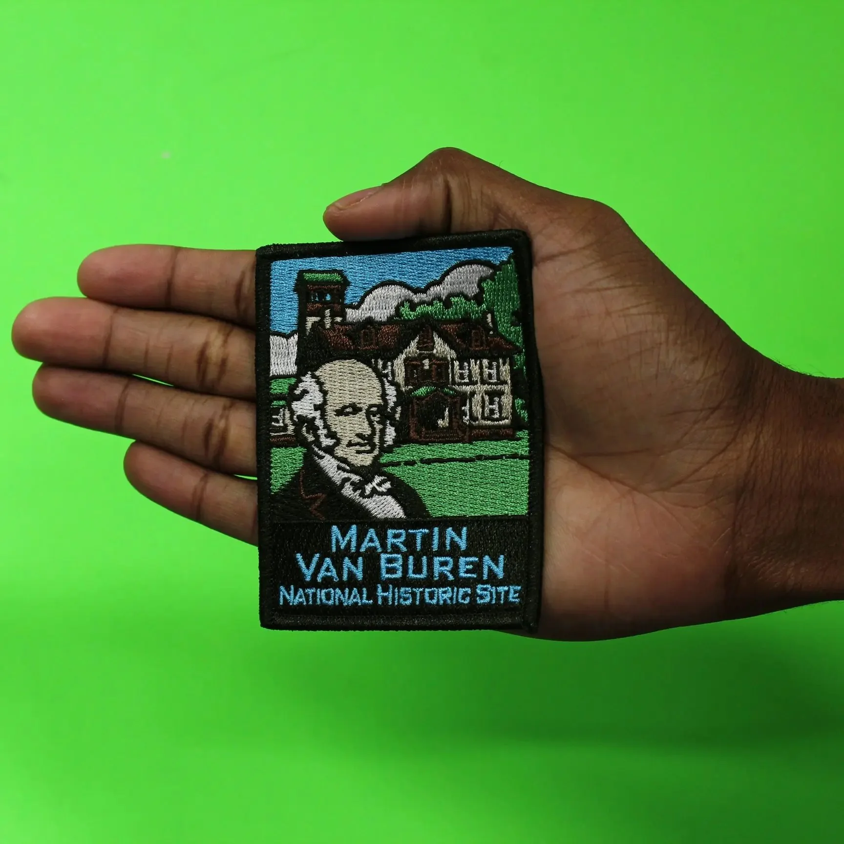 Martin Van Buren Patch National Historical Site Embroidered Iron On - Image 3