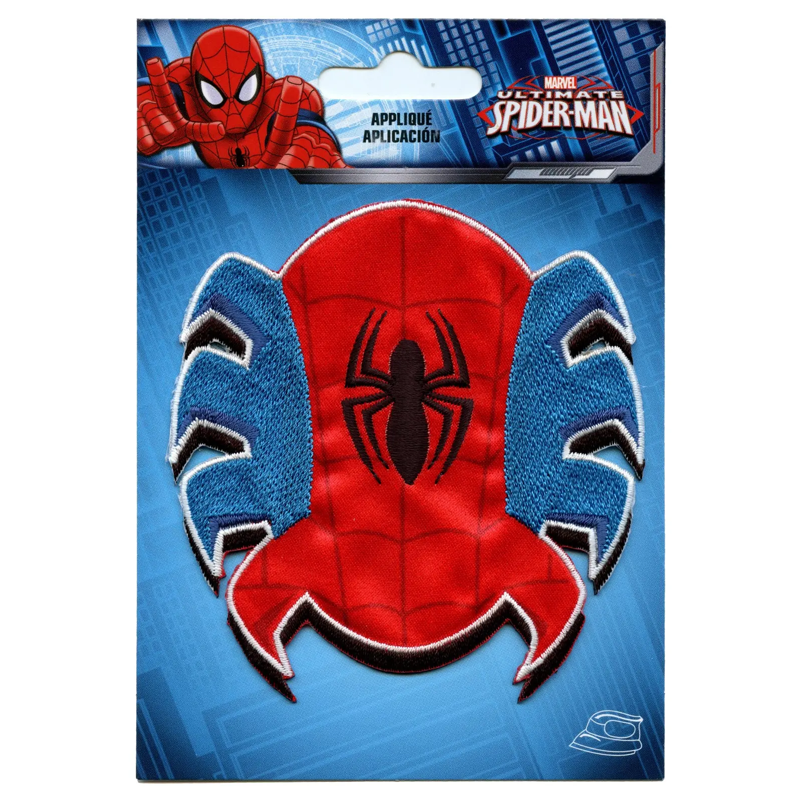 Marvel Classic Spiderman Spider Logo Embroidered Iron On Applique Patch - Image 2