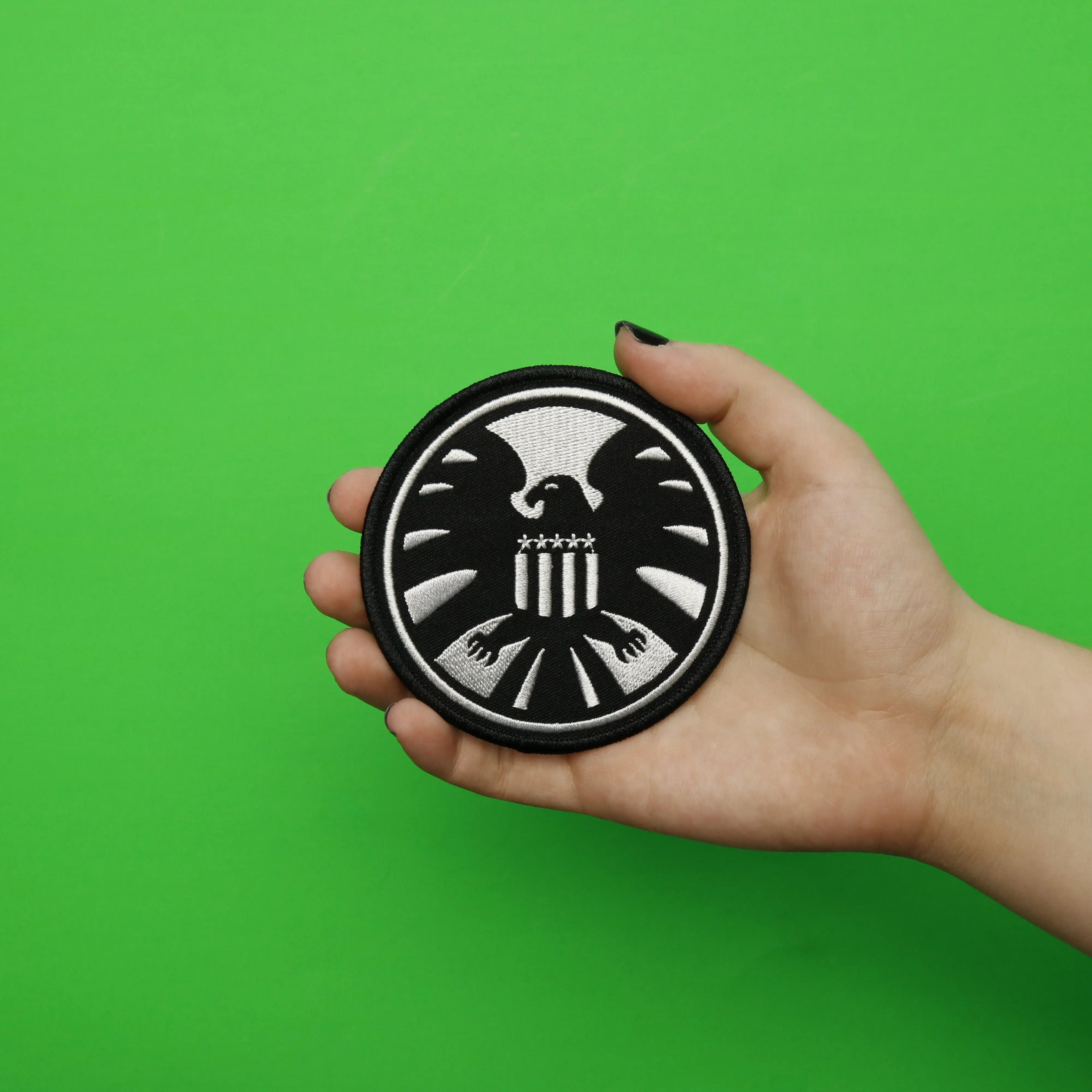 Marvel Comics Agents Of Shield Round Embroidered Iron On Patch - Image 3