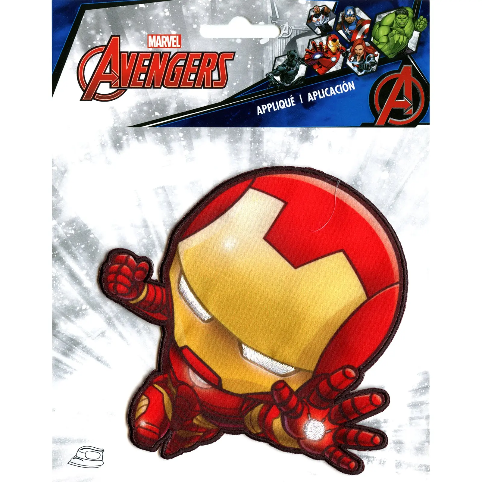 Marvel Avengers Iron Man Iron on Applique Patch - Image 2