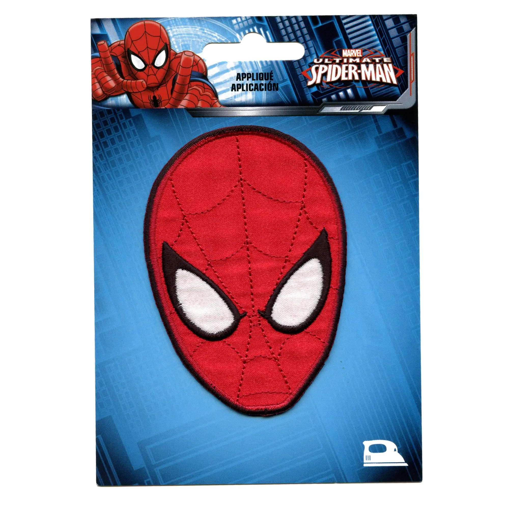 Marvel Spiderman Hero Patch Headshot Face mask Applique Embroidered Iron On - Image 2