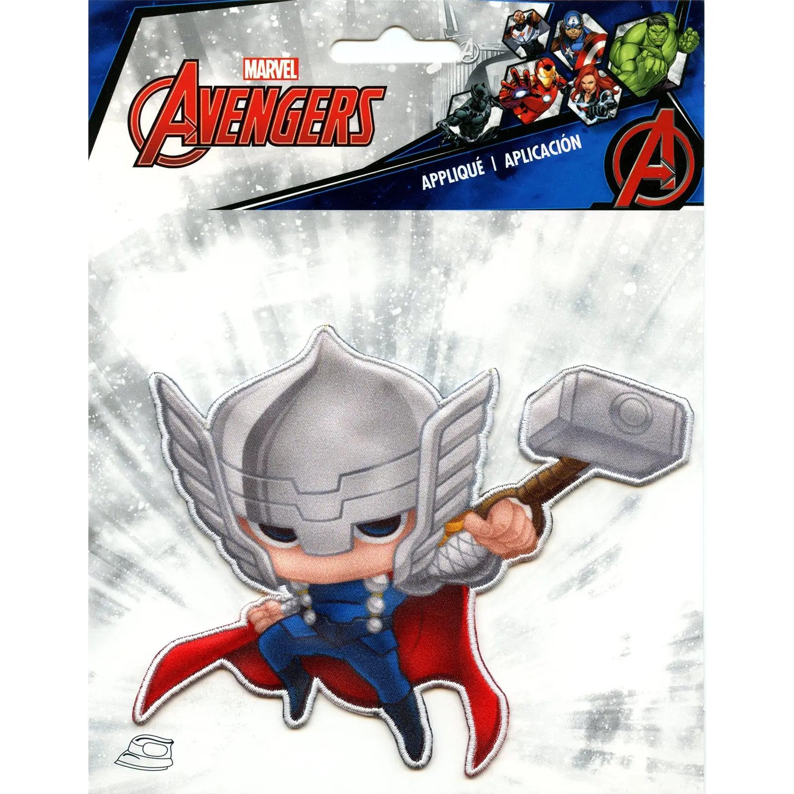 Marvel Thor Embroidered Iron On Patch - Image 2