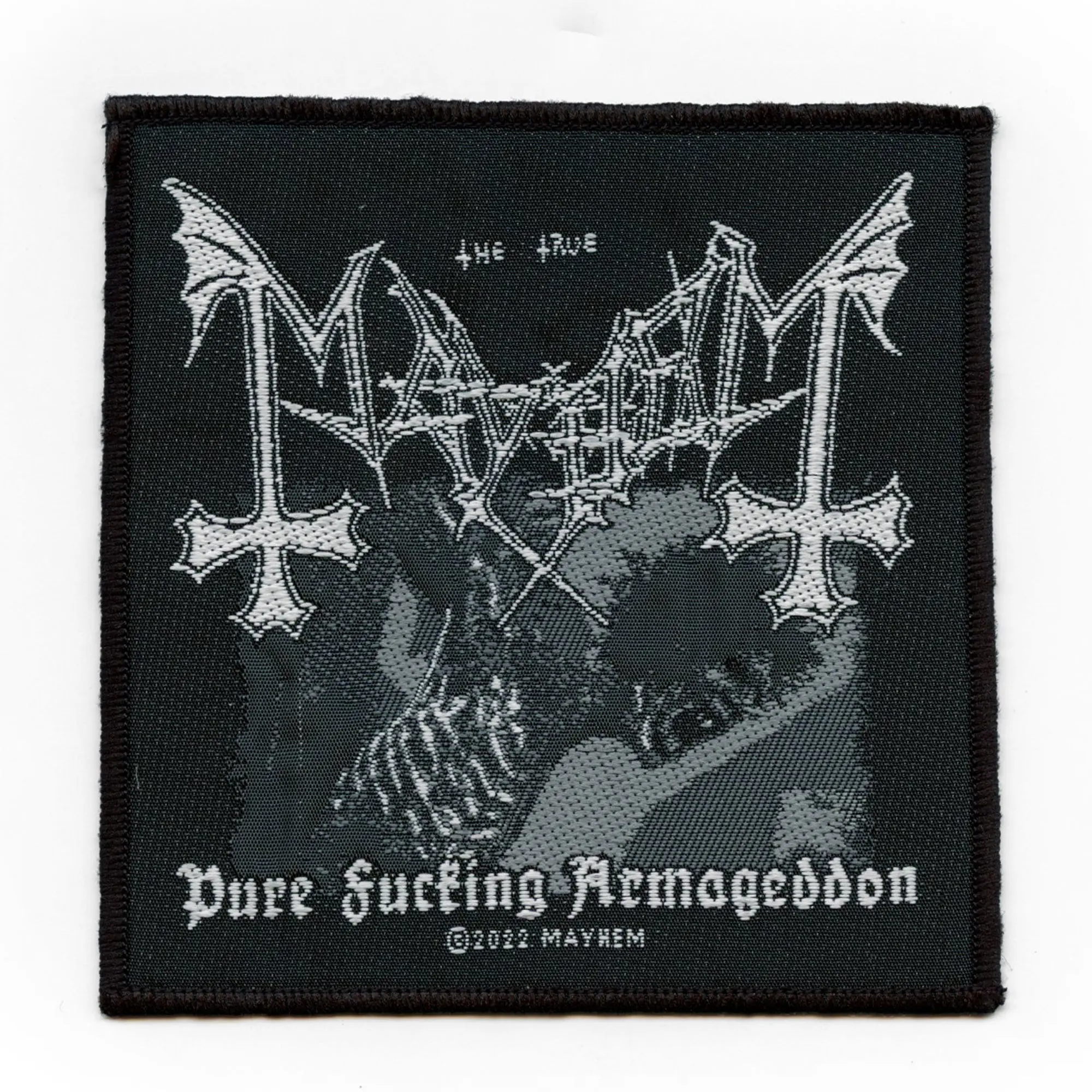 Mayhem Pure Armageddon Patch Album Cover Woven Sew On