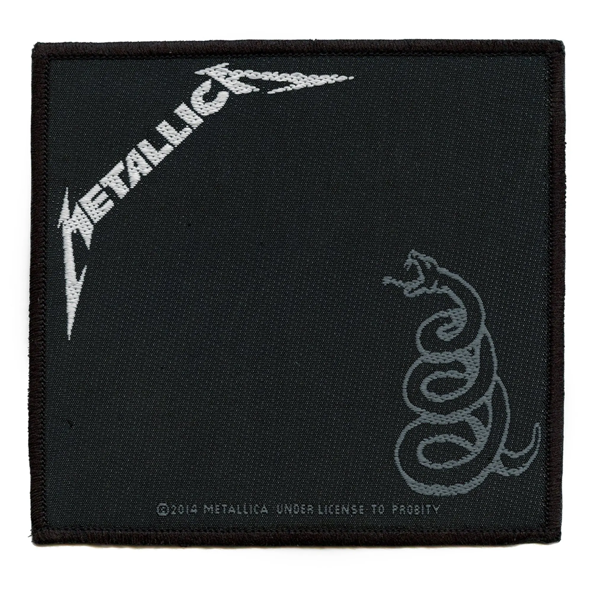 Metallica Black Snake Patch Album Cover Metal Woven Sew On