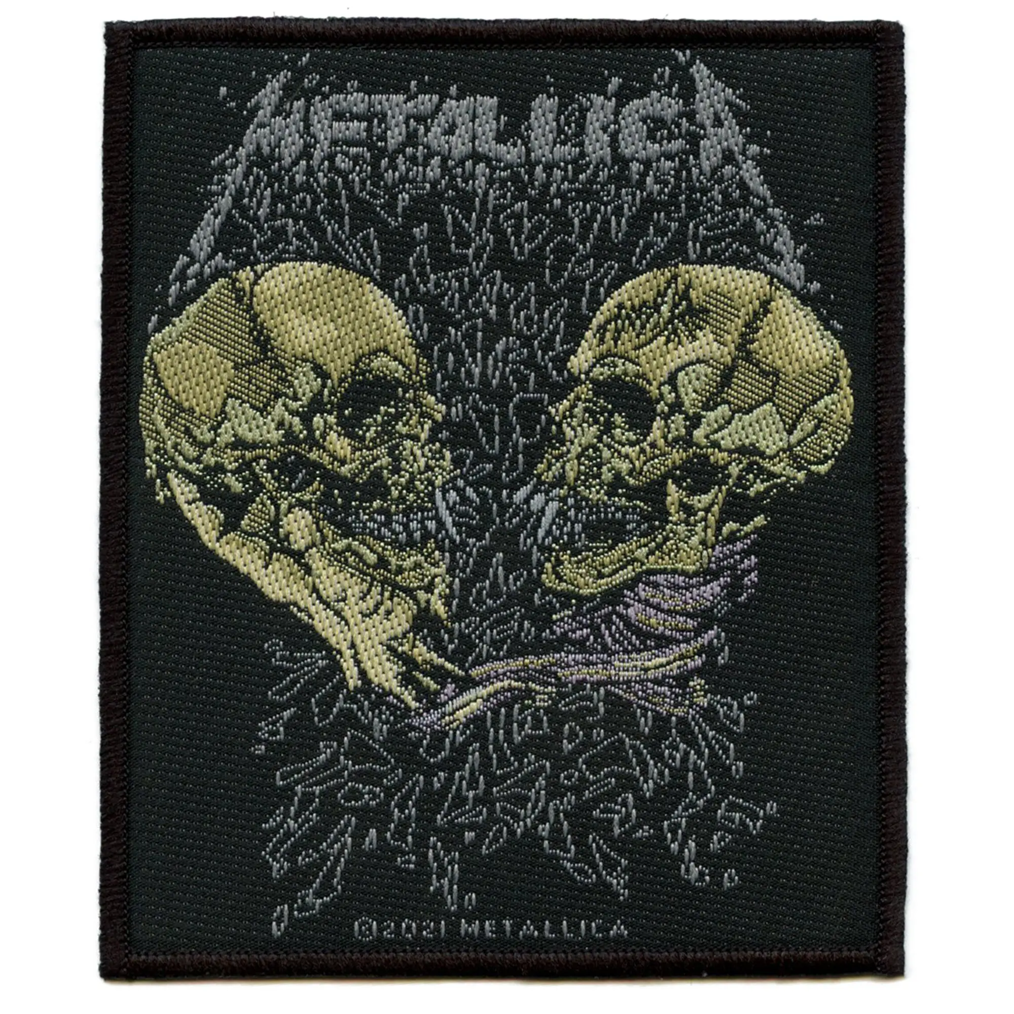 Metallica Sad But True Art Patch Heavy Metal Band Woven Sew On
