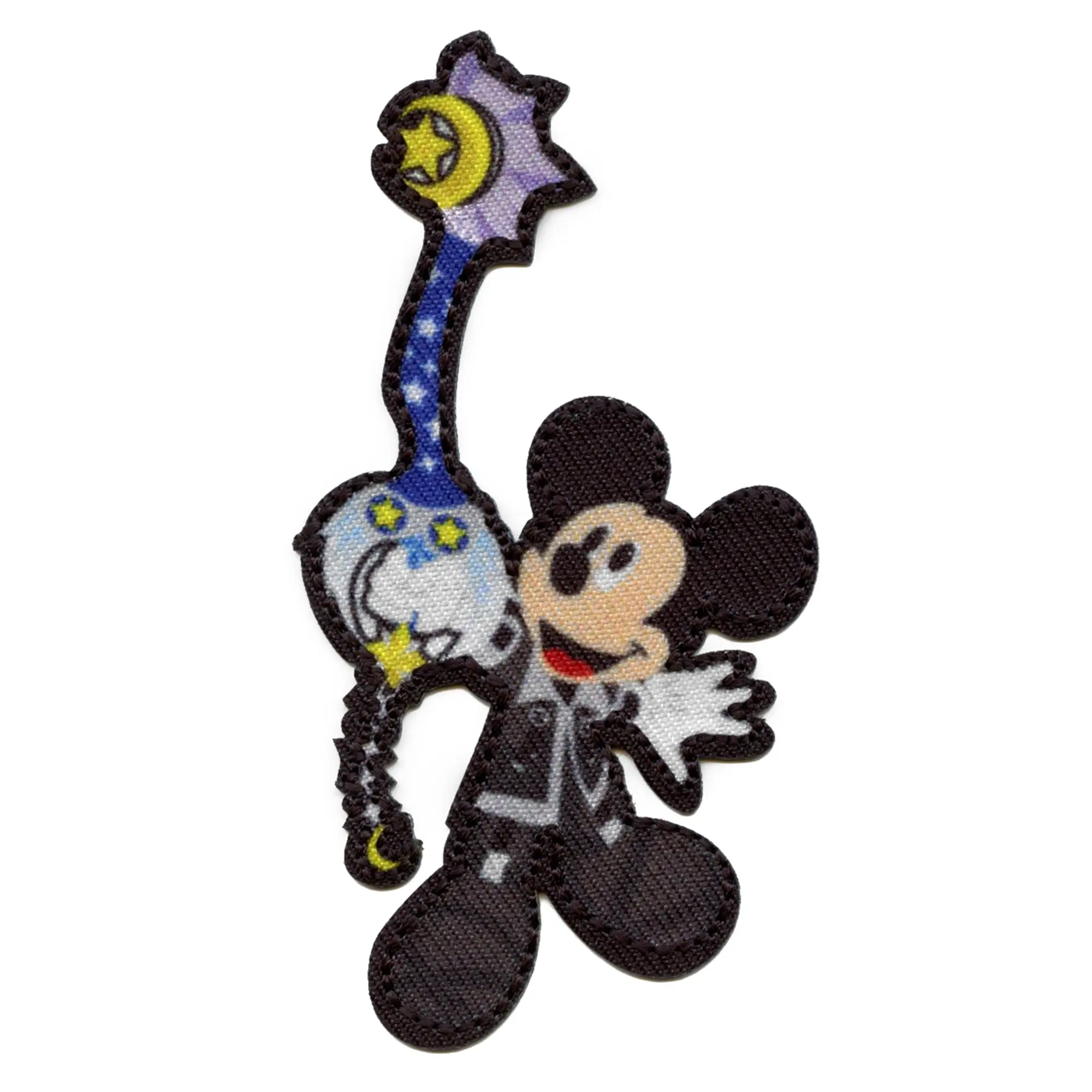 Disney Mickey Mouse Keyblade Patch Kingdom Hearts Embroidered Iron On
