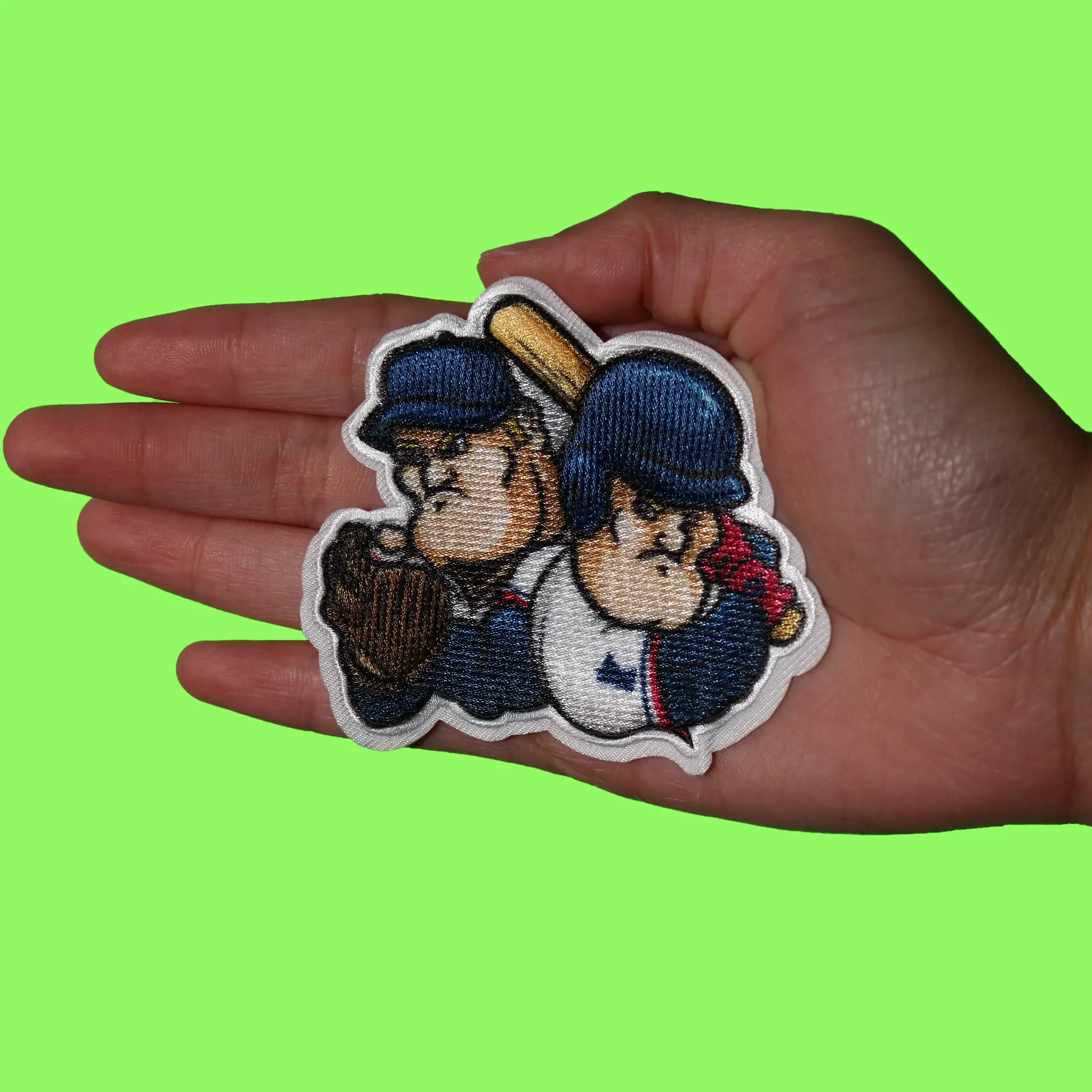 Minnesota Minneapolis Mascot PhotoPatch Baseball Players Parody Embroidery Iron On - Image 2
