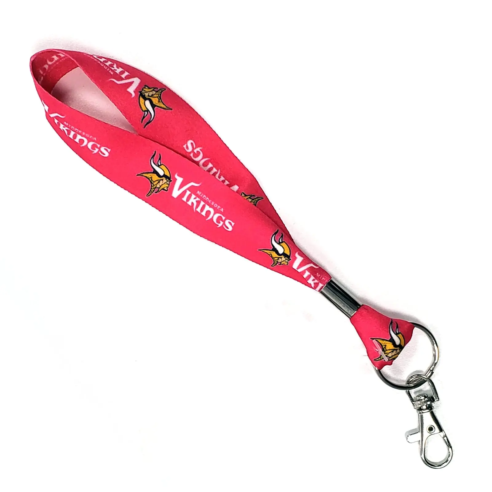 Minnesota Vikings Brest Cancer Awareness Lanyard Key Strap (Pink)