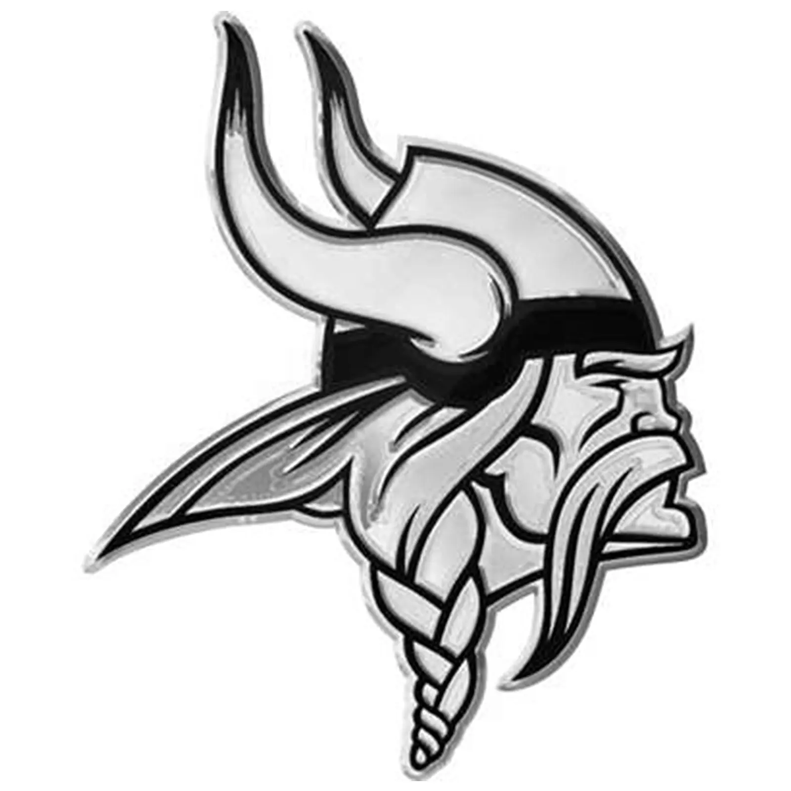 Minnesota Vikings Premium Solid Metal Chrome Plated Car Auto Emblem