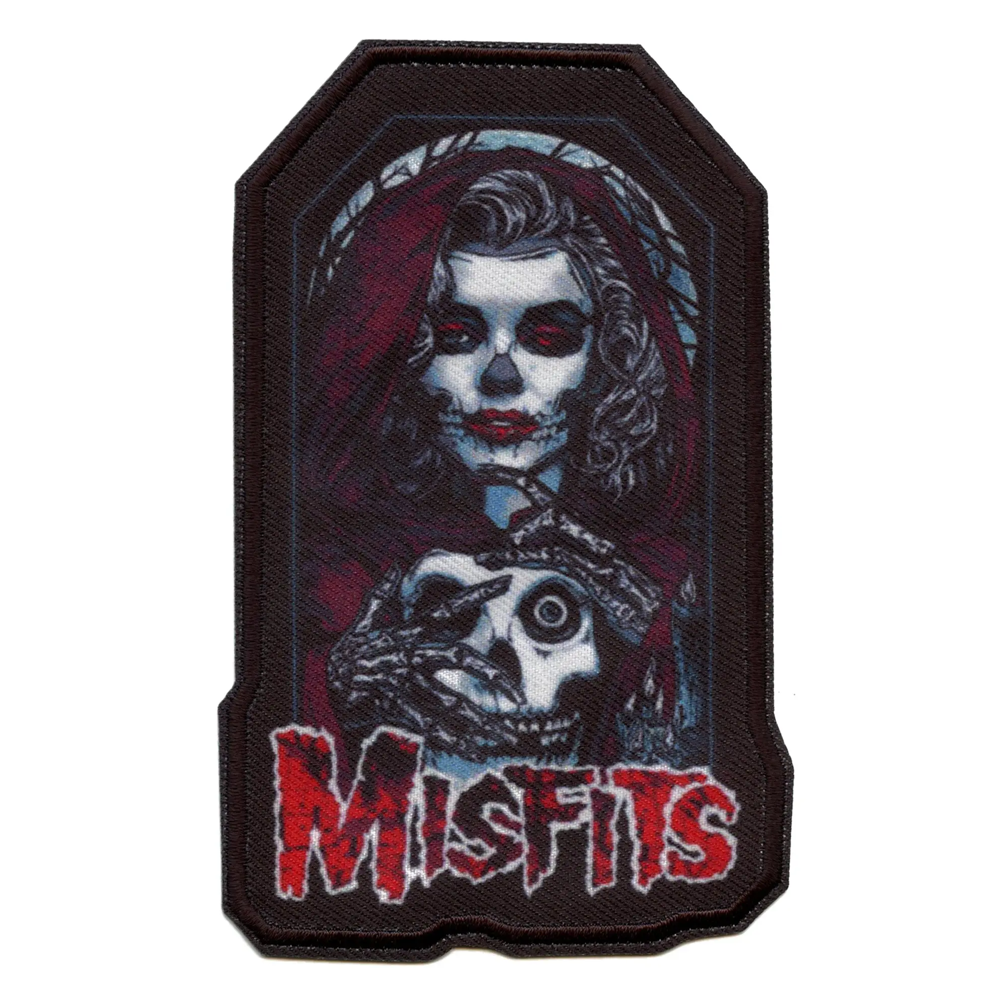 Misfits Patch Unmasked Woman Sublimated Iron On