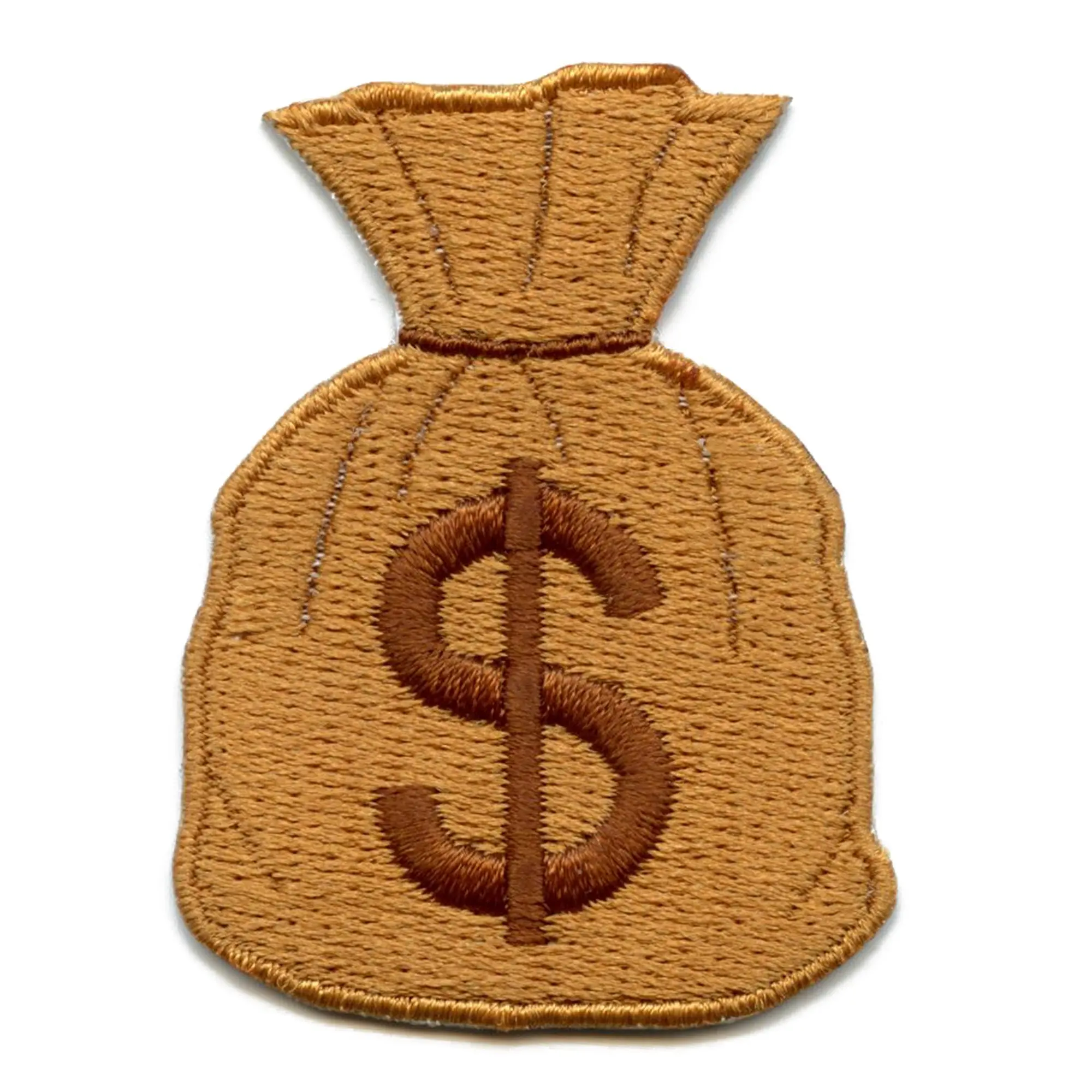 Money Bag Patch Hat Patch Embroidered Iron On - SMALL